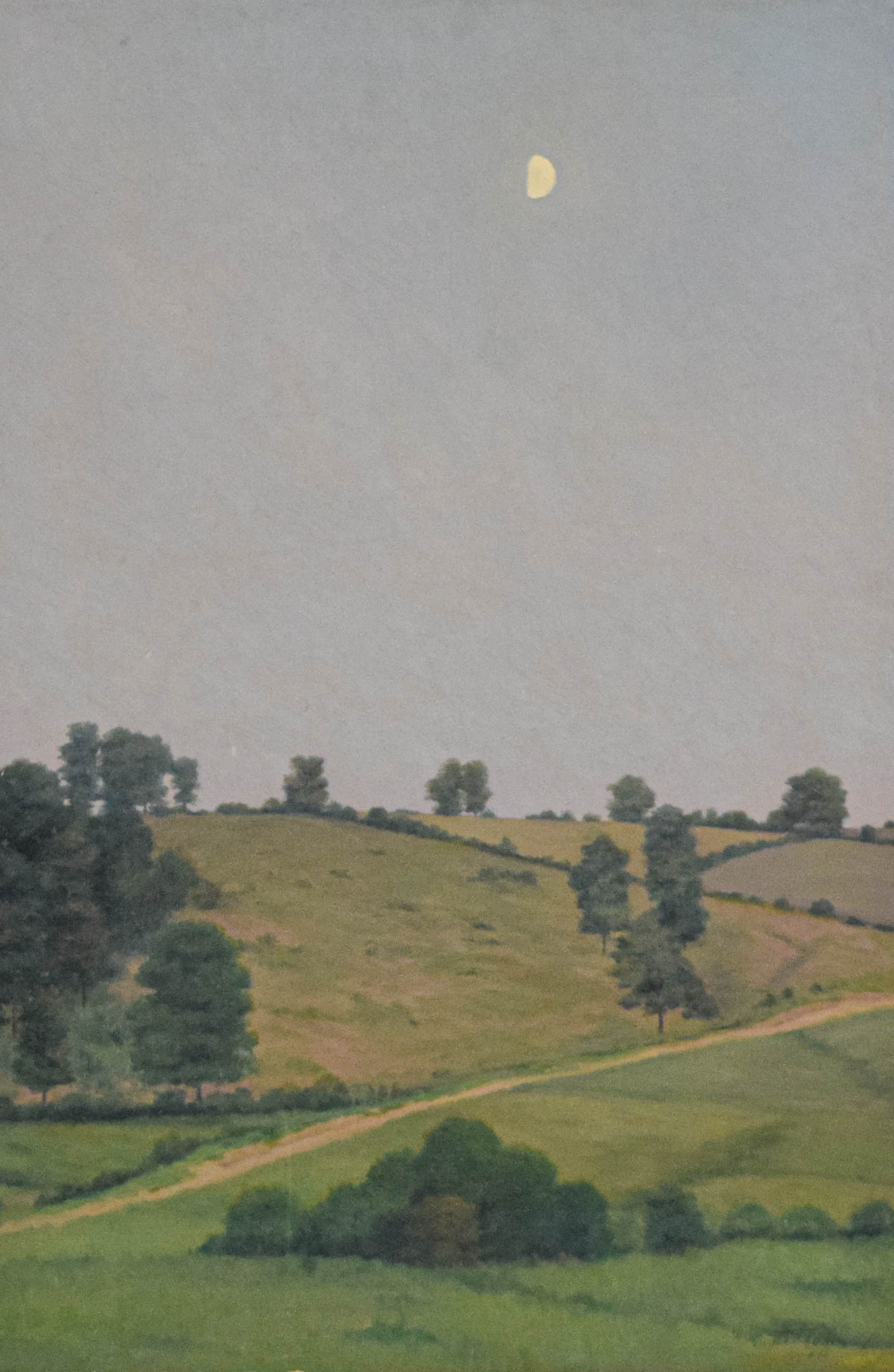 William Anderson Coffin Oil on Canvas Tonalist Landscape