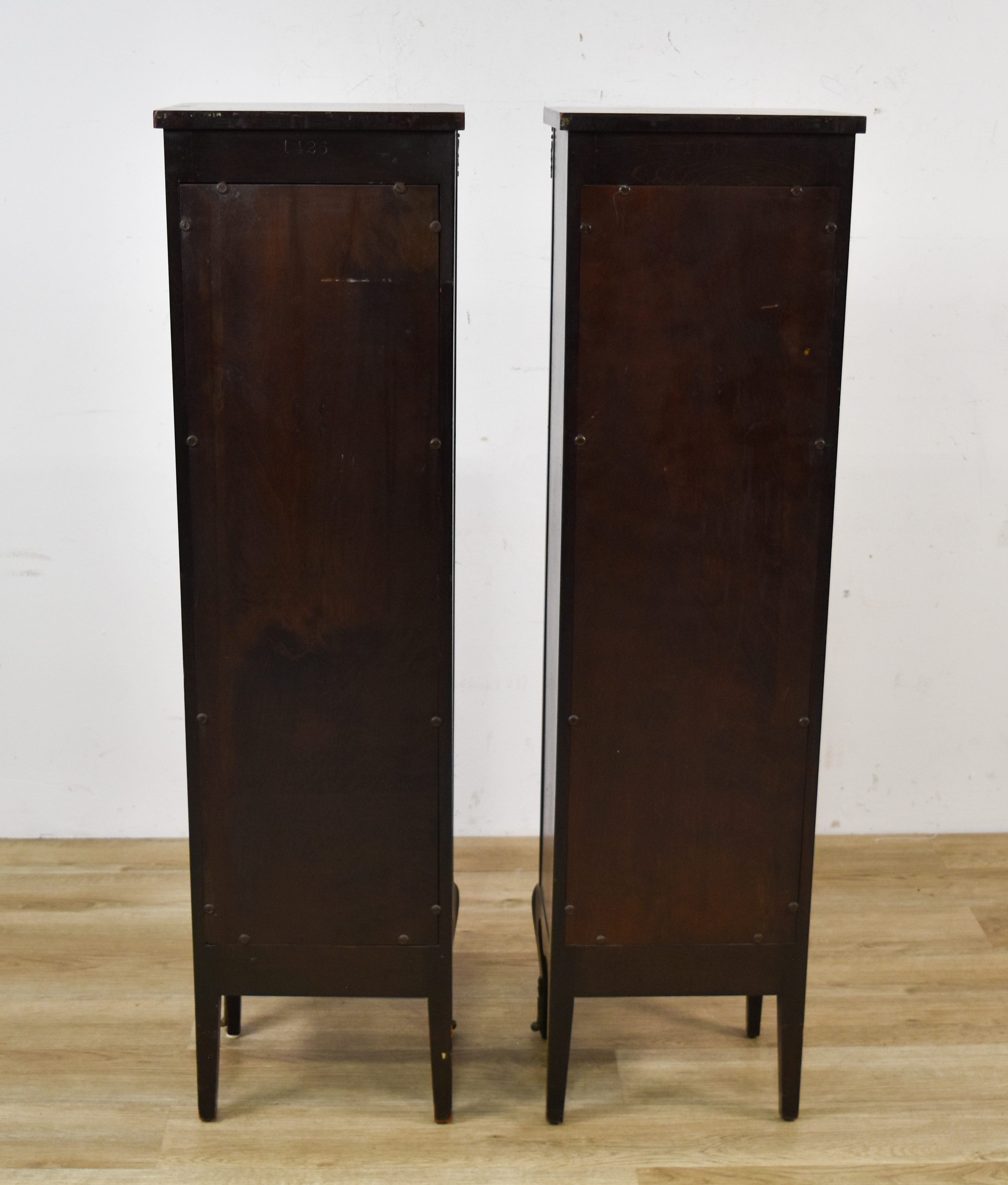 A Pair of John Widdicomb Parquetry Semainiers