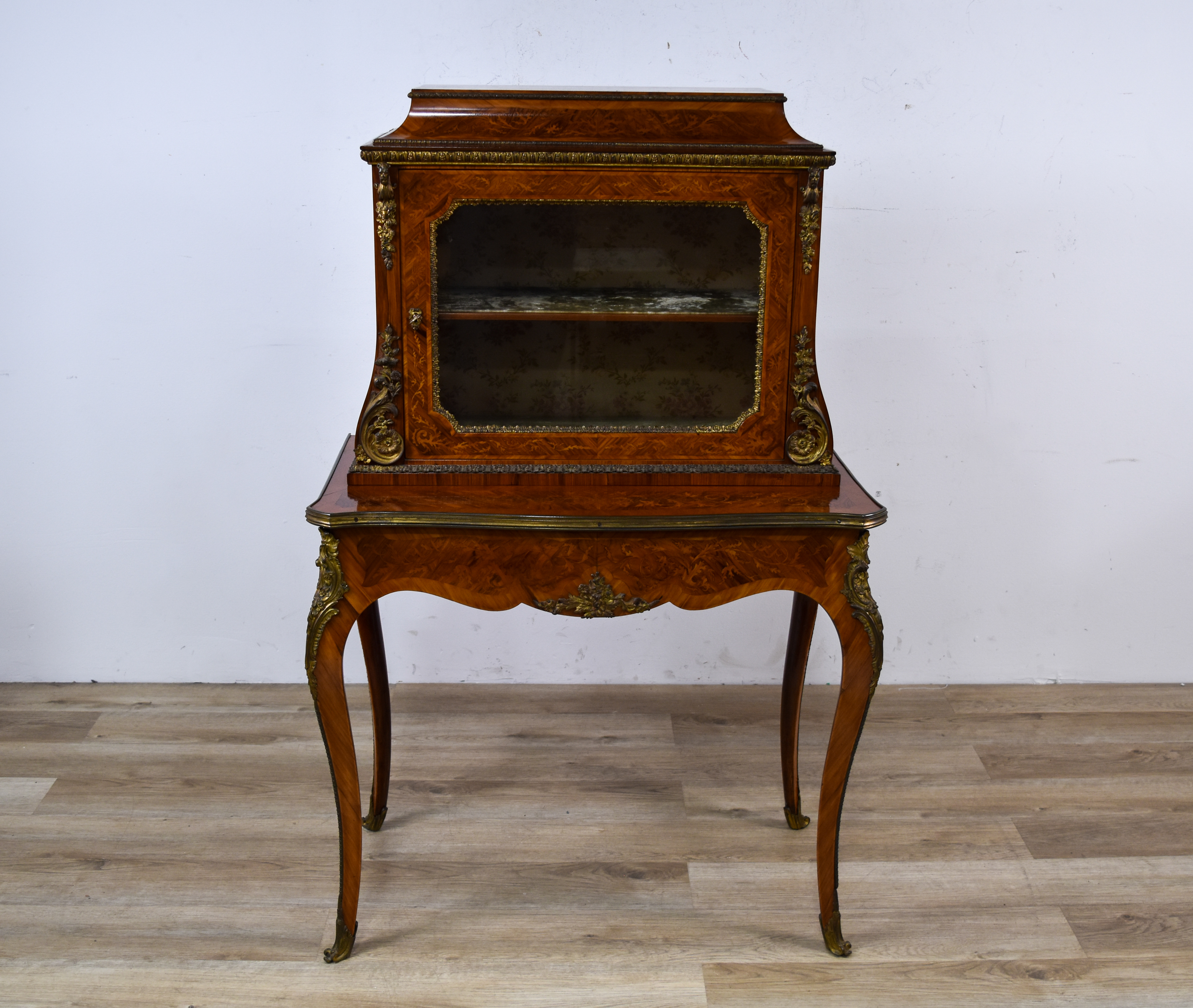 Louis XV Style Marquetry Bonheur du Jour