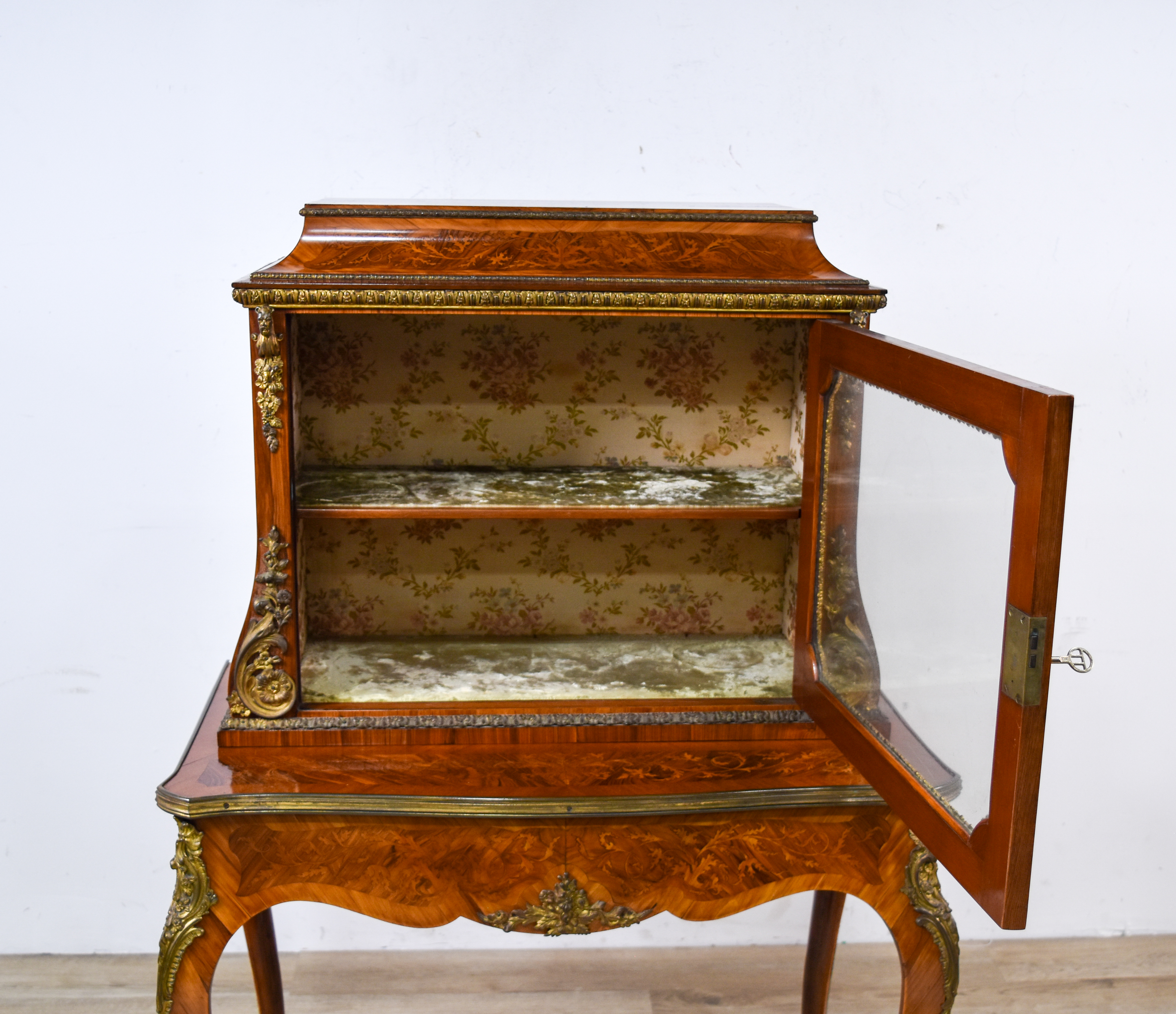 Louis XV Style Marquetry Bonheur du Jour