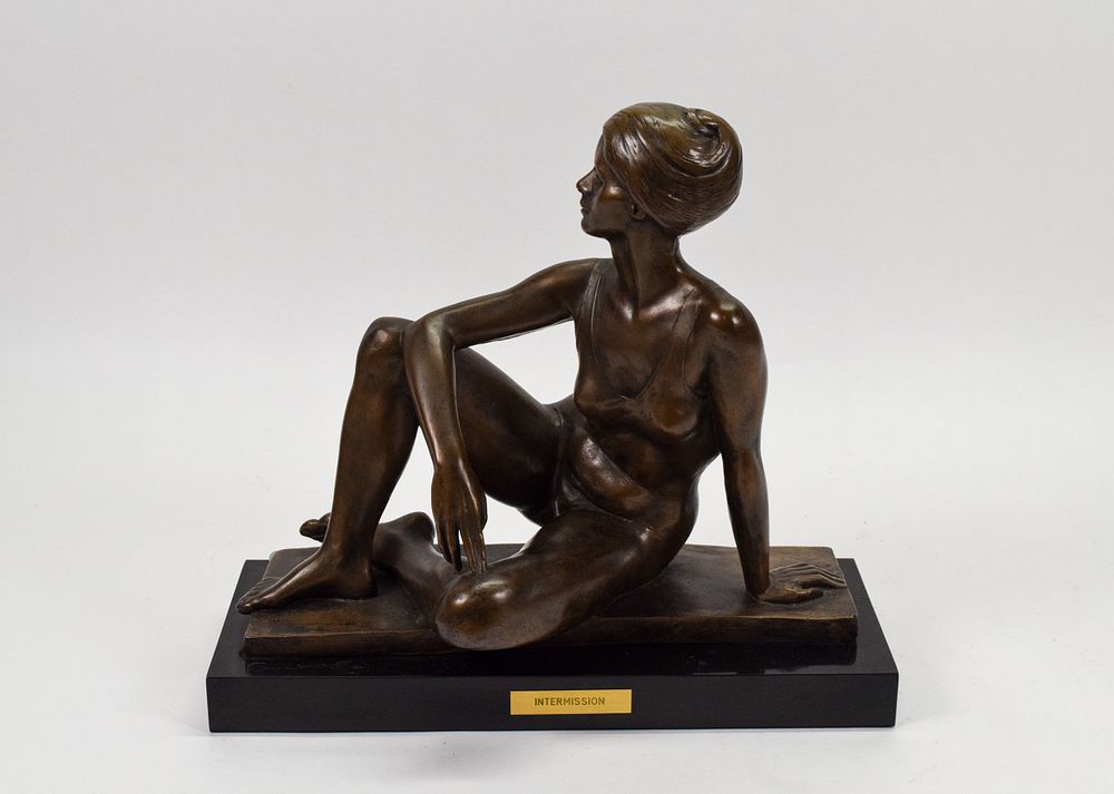 Lot 237: Bunny Adelman Bronze Sculpture Intermission, 1975