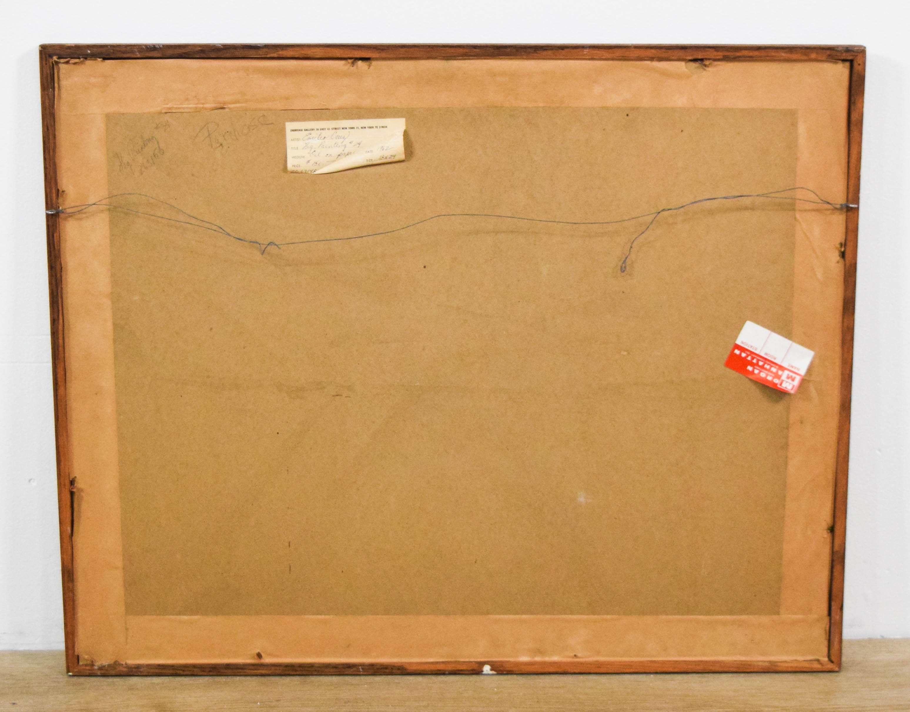 Emilio Cruz Oil on Paper Figurative Painting #24, 1962