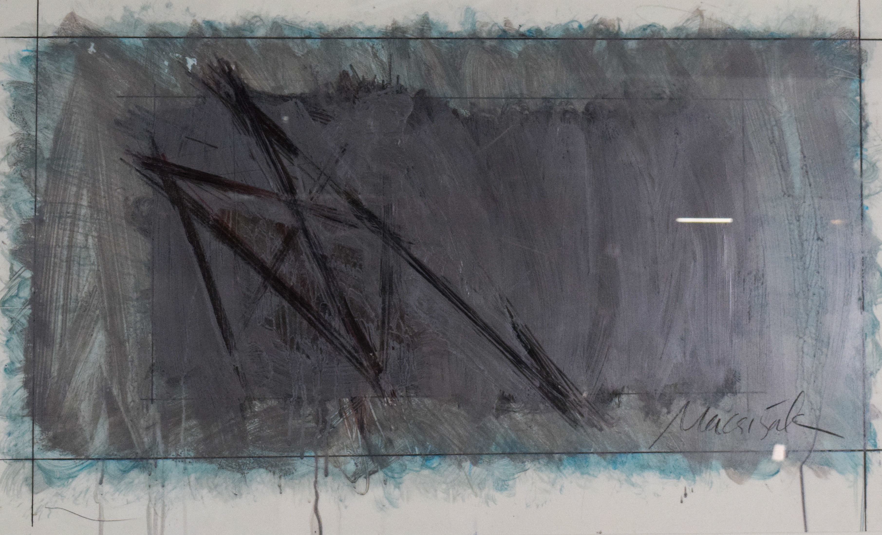 Christopher Macsisak Mixed Media on Paper North Suite #4