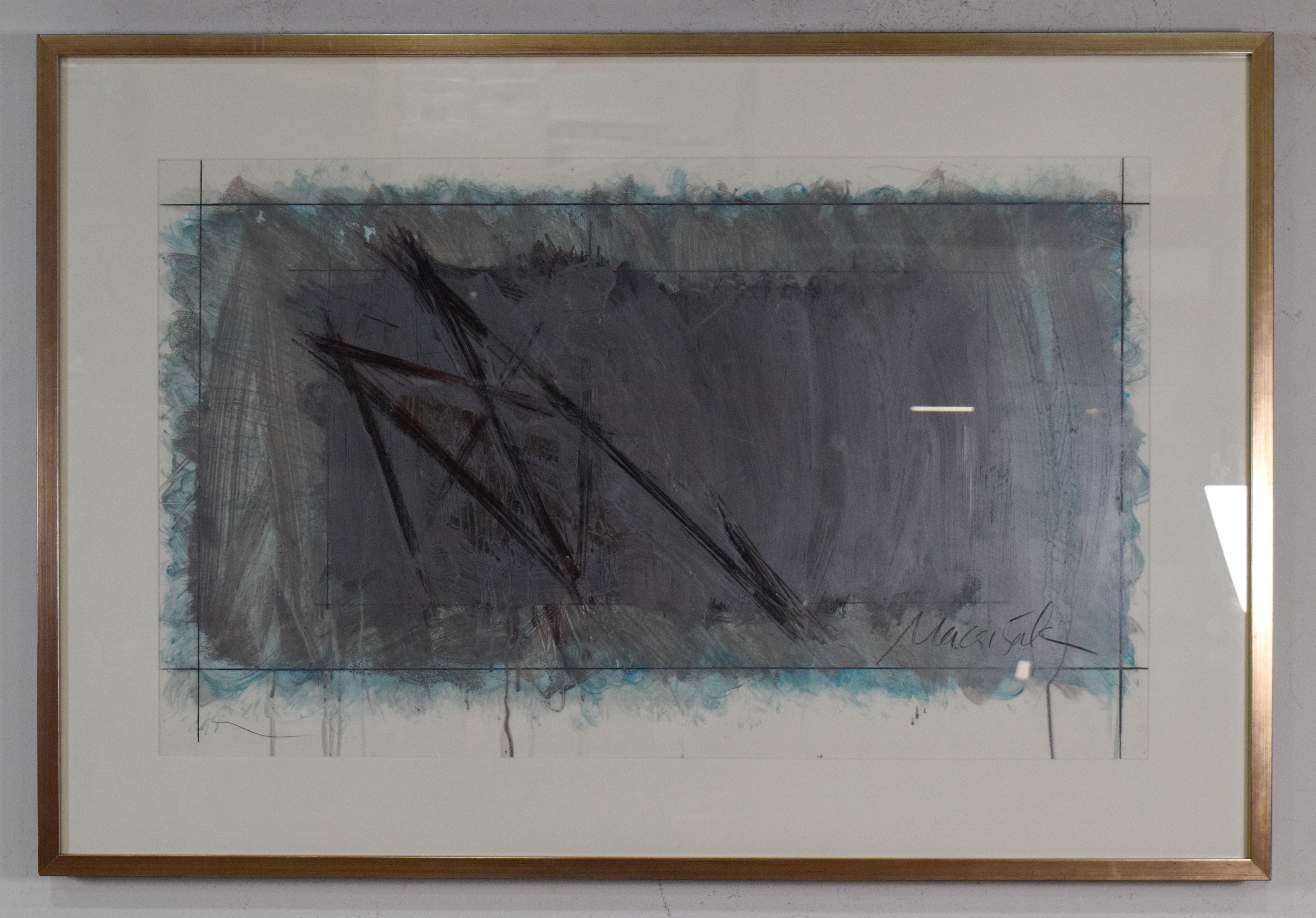 Christopher Macsisak Mixed Media on Paper North Suite #4