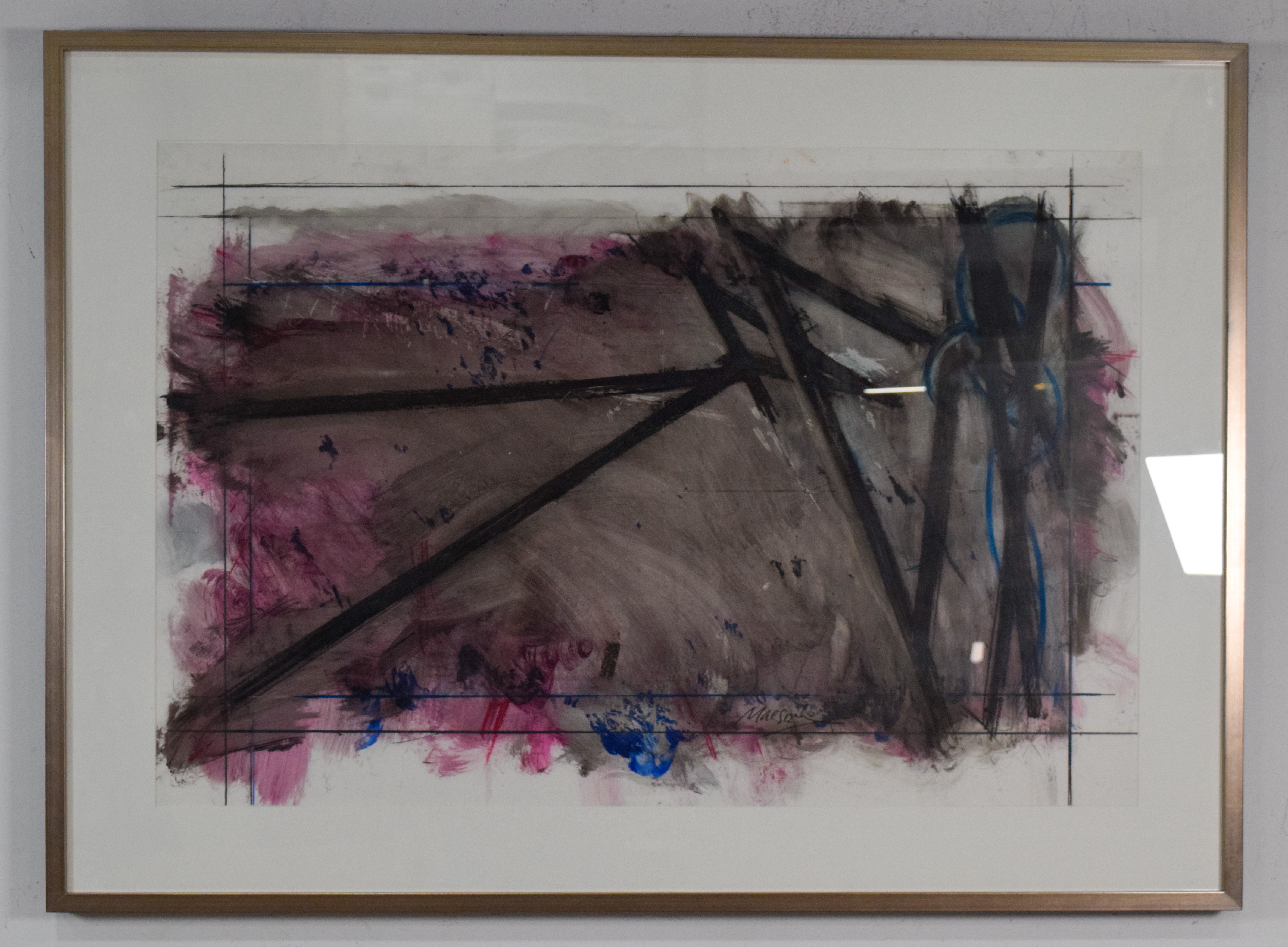 Christopher Macsisak Mixed Media on Paper North Suite #6