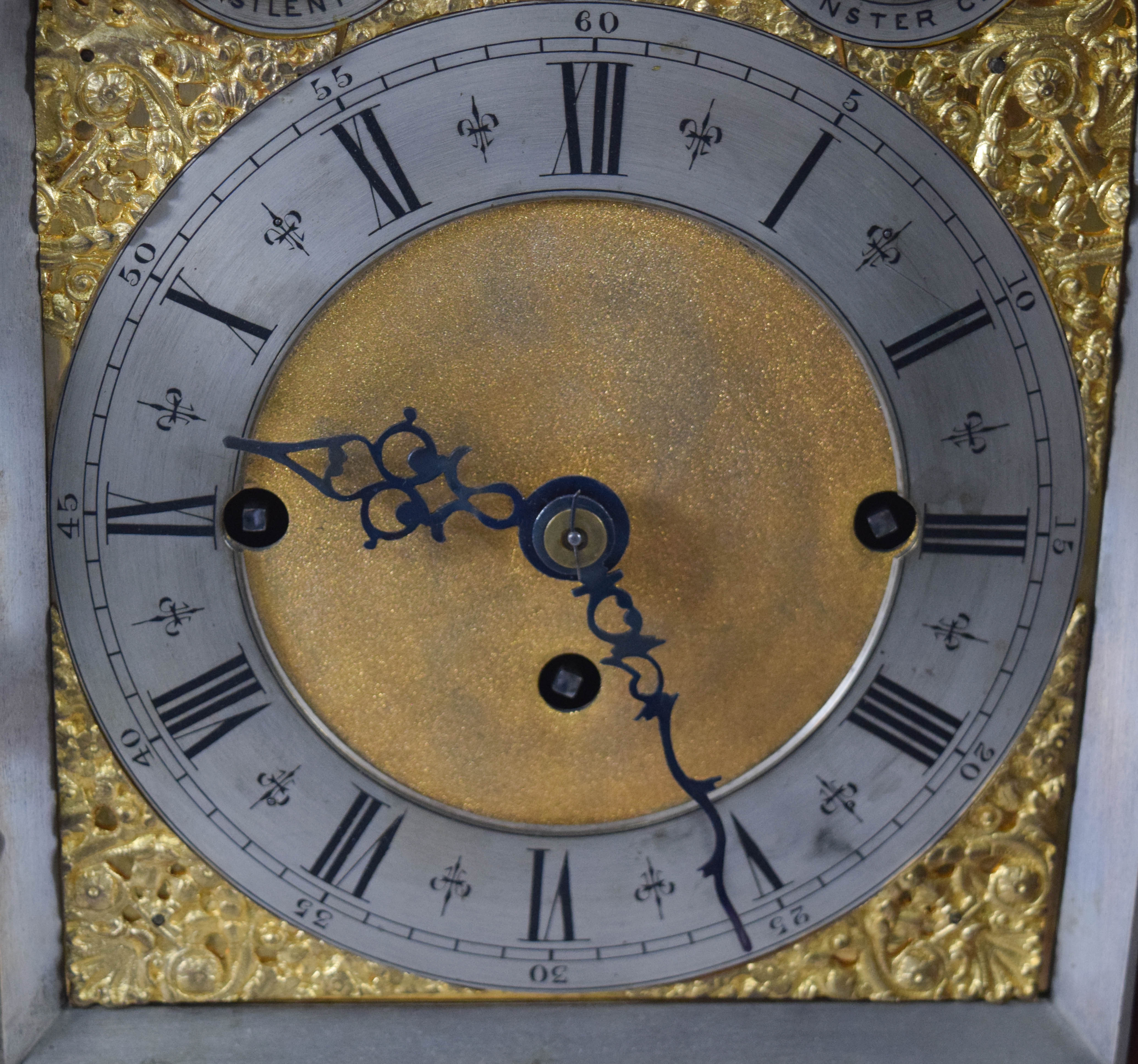 Winterhalder Style Oak Mantel Clock