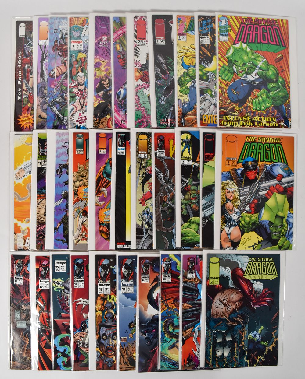 Lot 336: 32 Image Comics Including Spawn Savage Dragon and WildC.A.T.S Issues