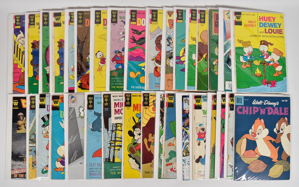 Lot 329: 35 Walt Disney Dell Gold Key Whitman and Gladstone Comic Books