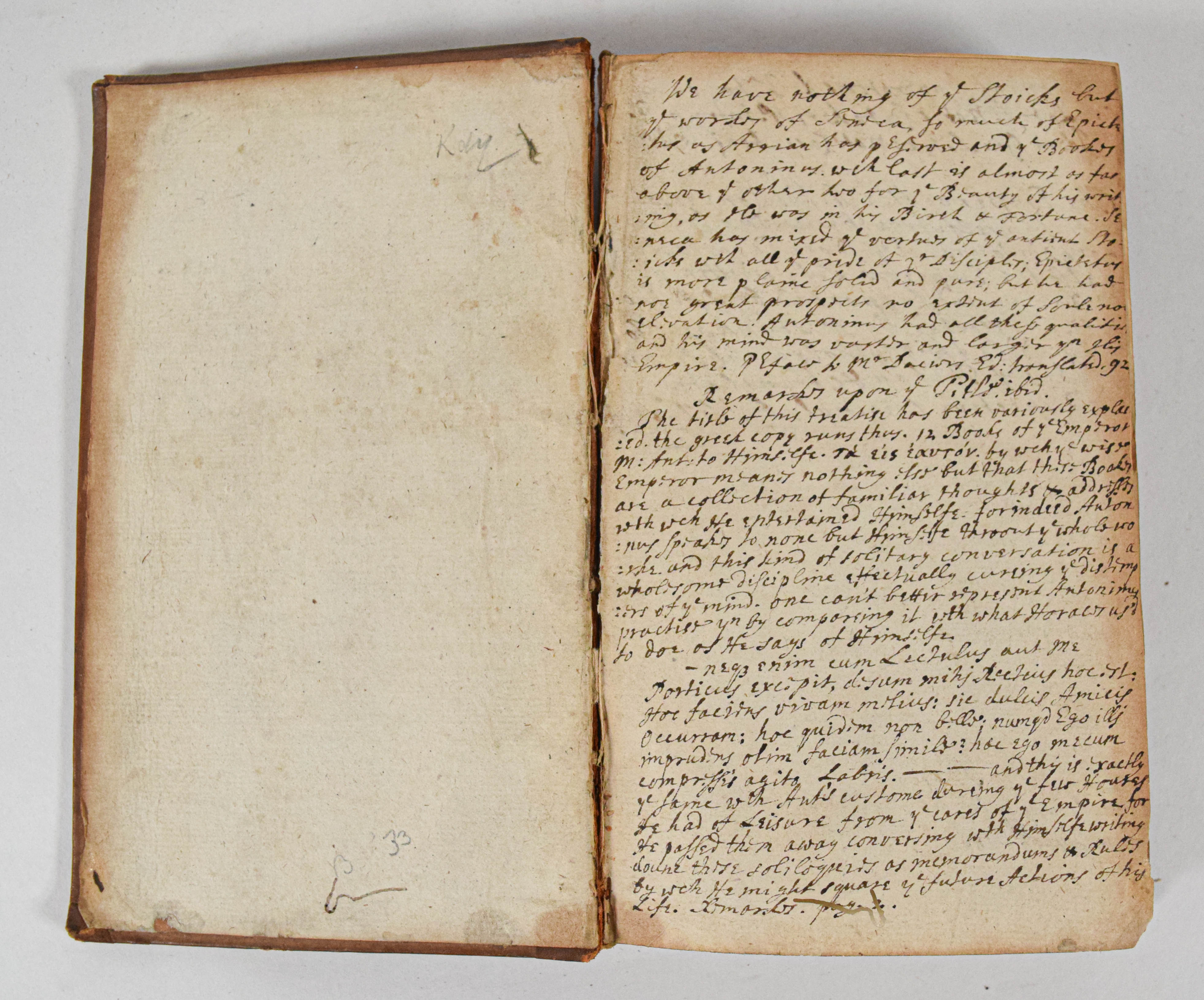 Marcus Aurelius Meric Casaubon Meditations Concerning Himself Charles Harper