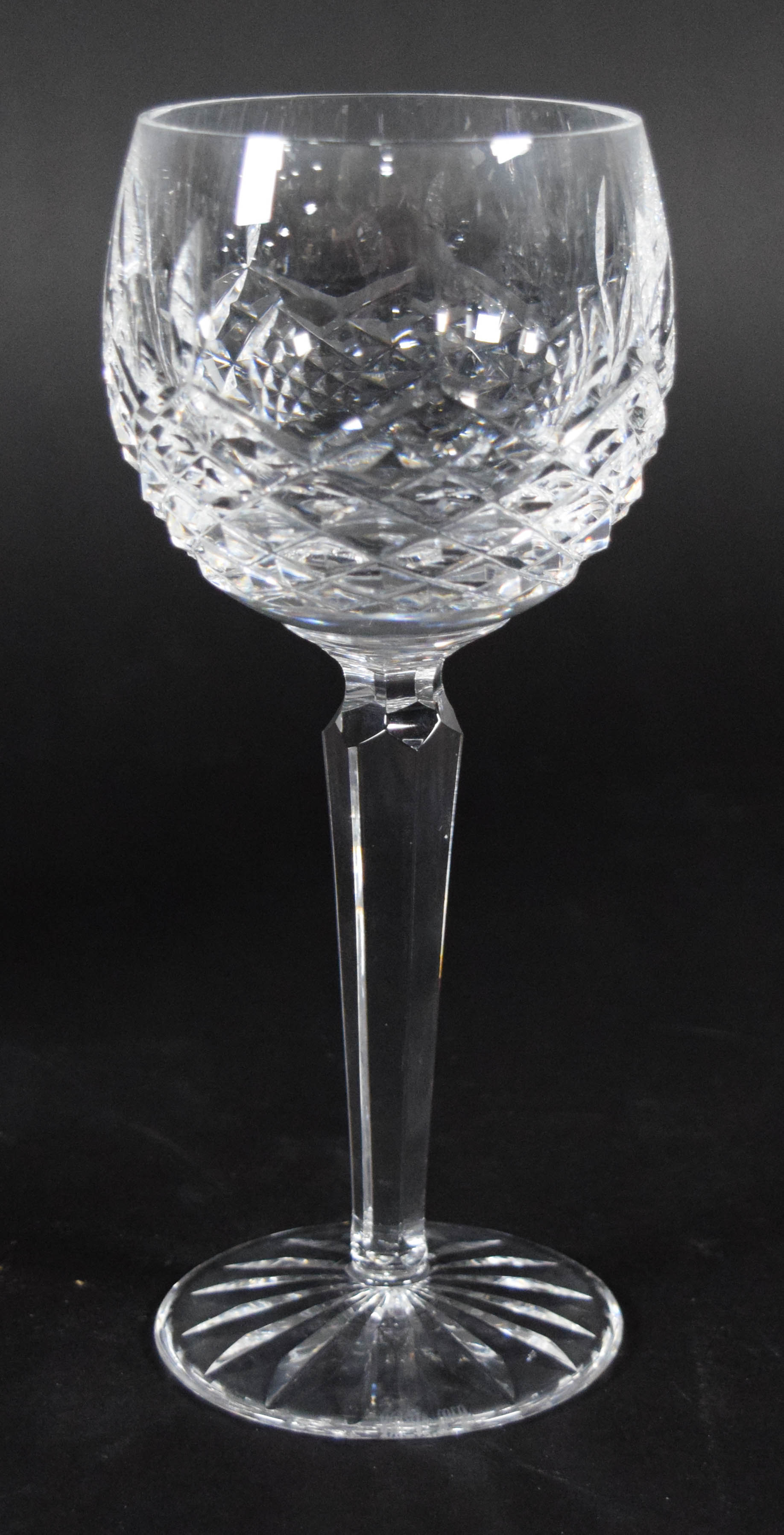 12 Waterford Crystal Kenmare Hock Wine Glasses