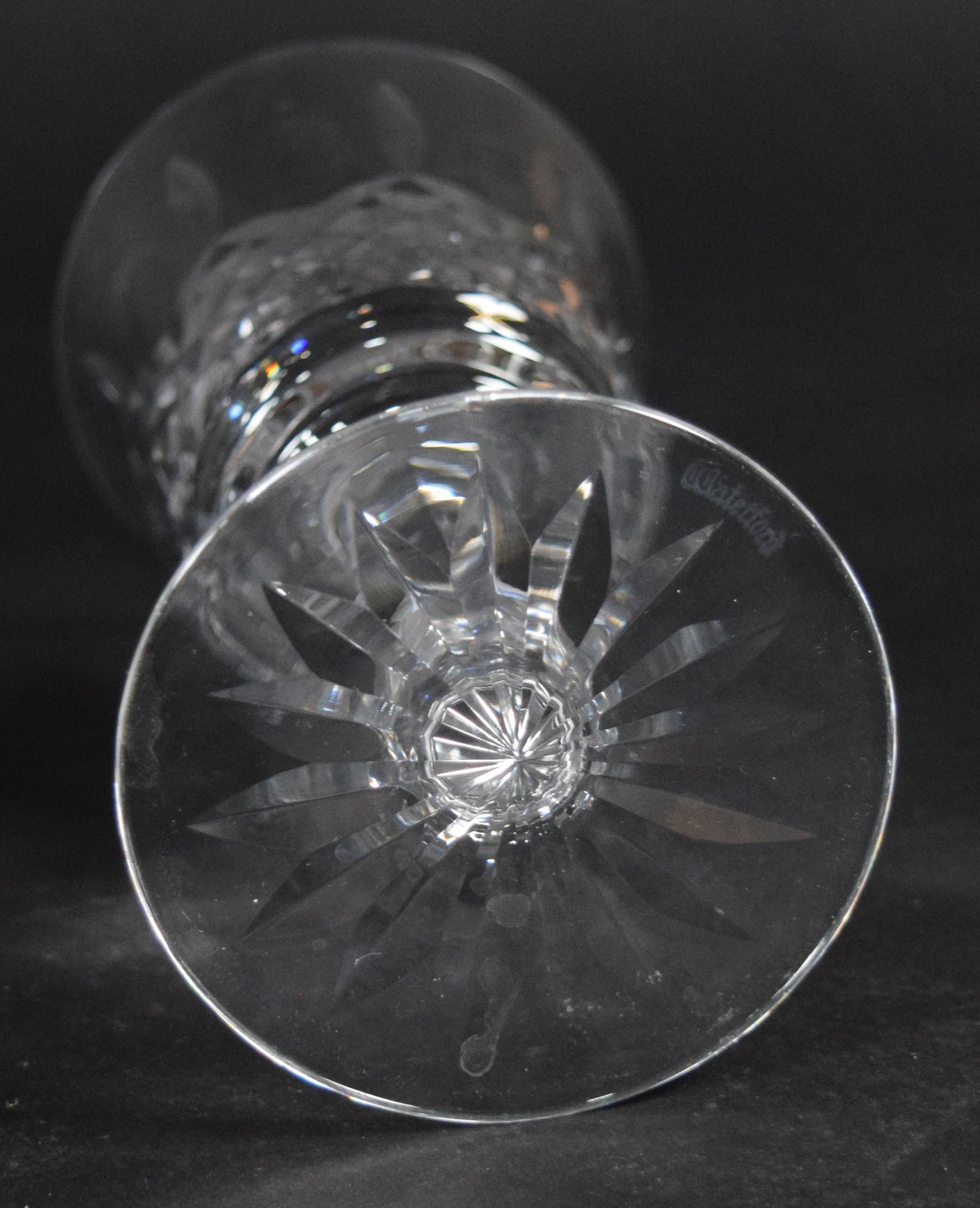 12 Waterford Crystal Kenmare Pattern Water Goblets
