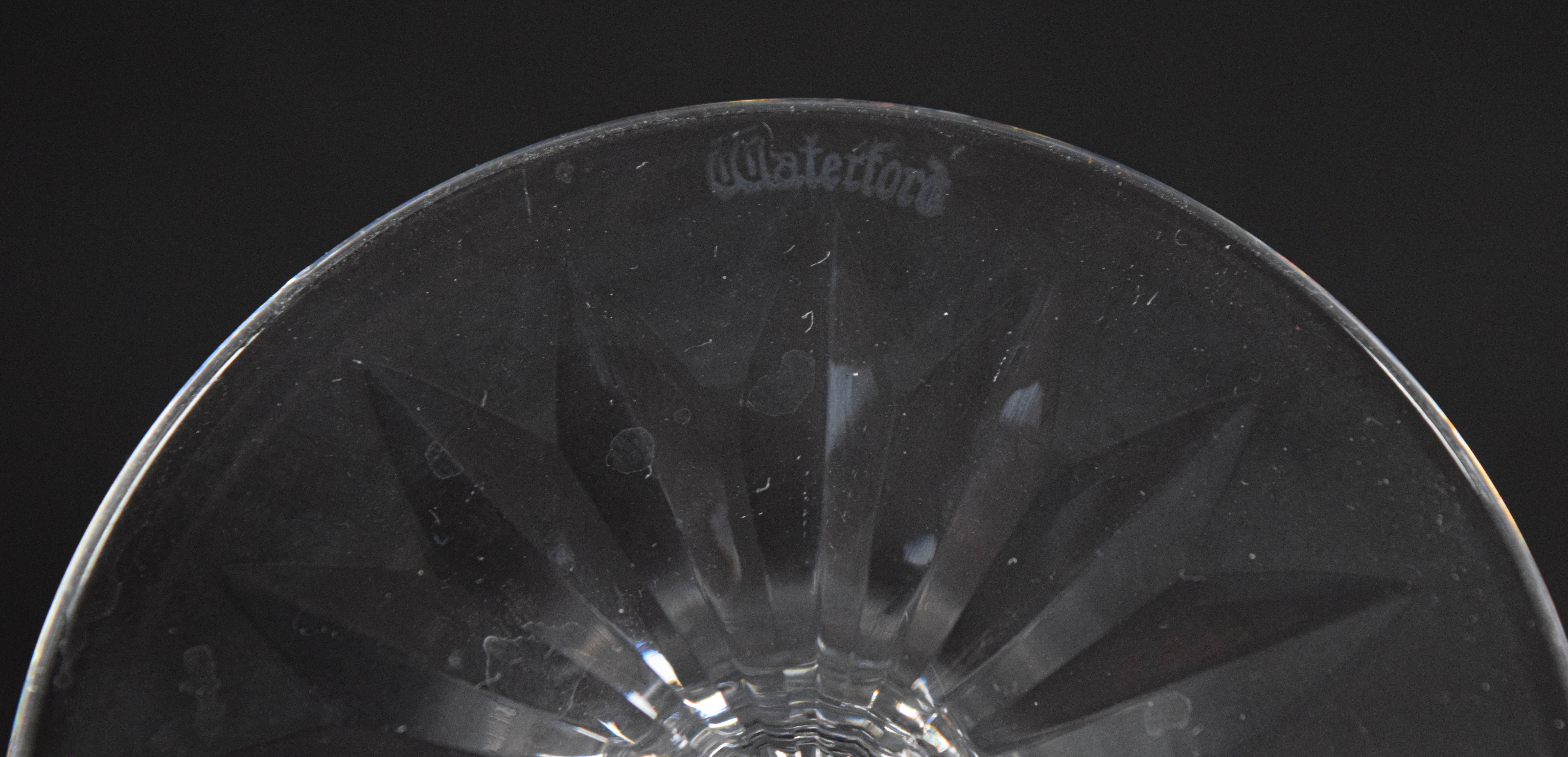 12 Waterford Crystal Kenmare Pattern Water Goblets