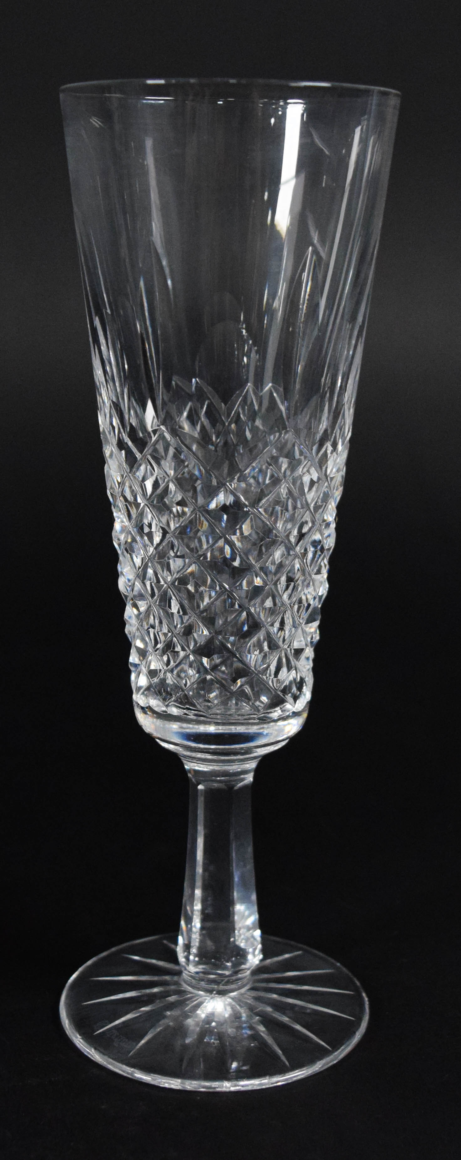 12 Waterford Crystal Kenmare Pattern Champagne Flutes