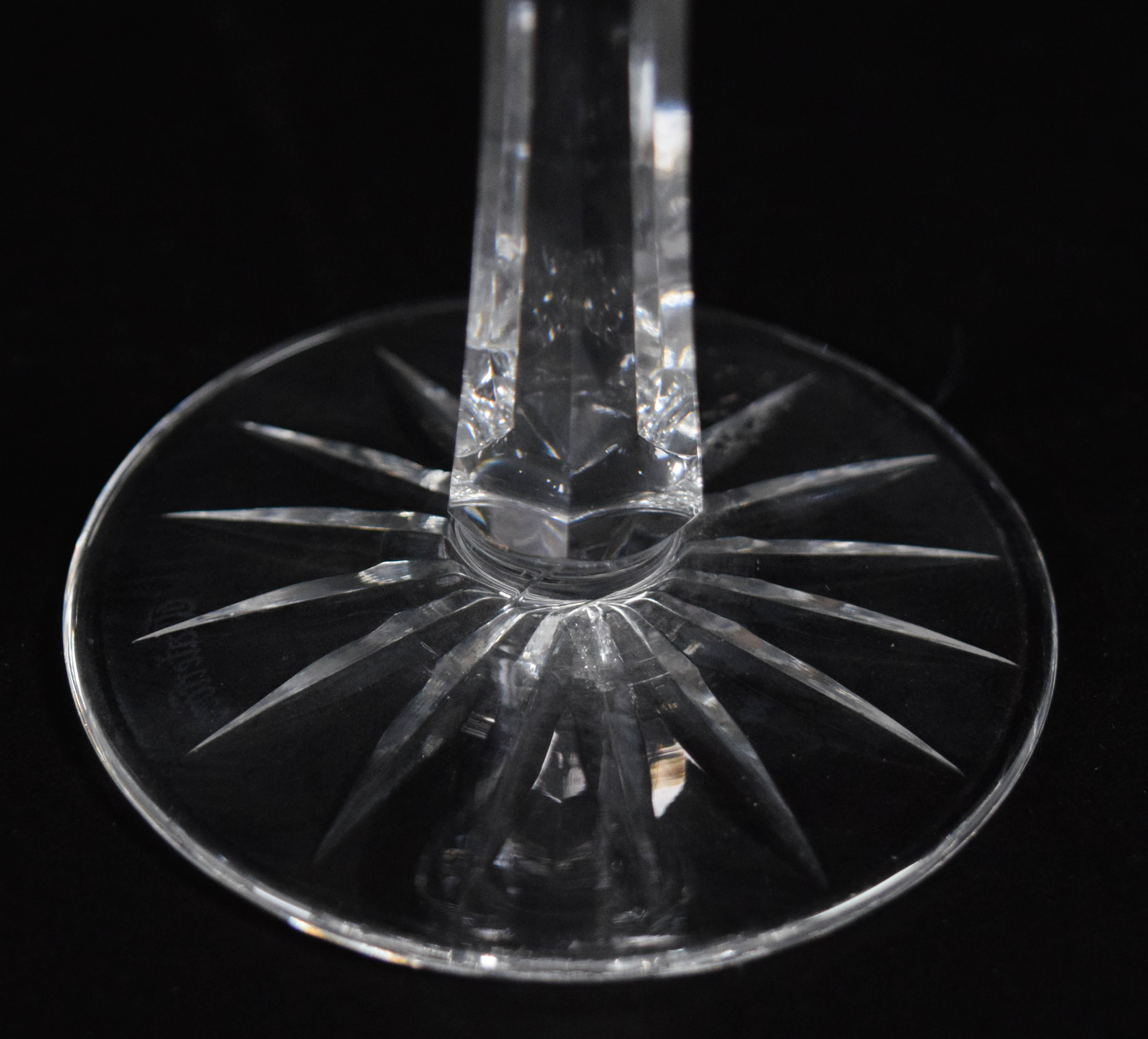 12 Waterford Crystal Kenmare Pattern Champagne Flutes