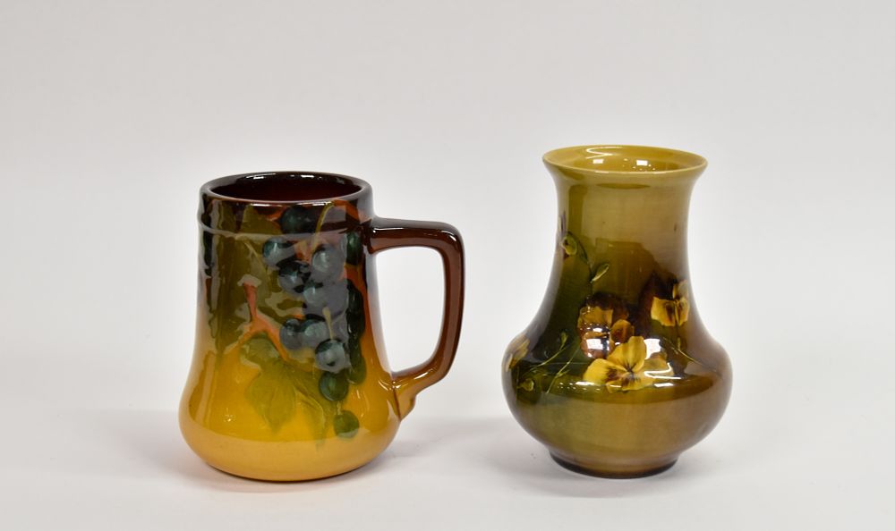 Lot 241: 2 Rookwood Standard Glaze Vessels Steinle and Strafer