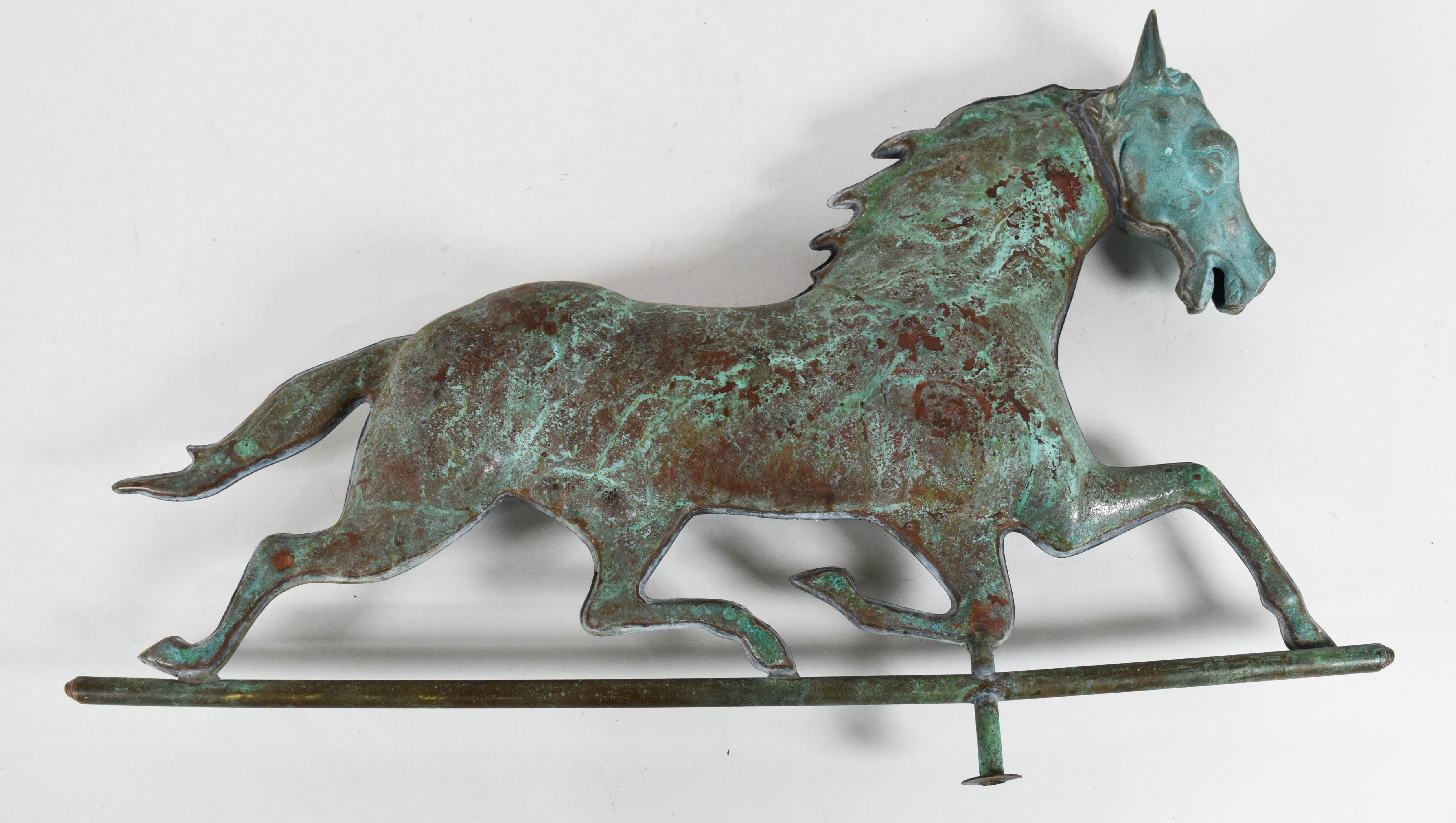 Americana Copper Running Horse Weather Vane