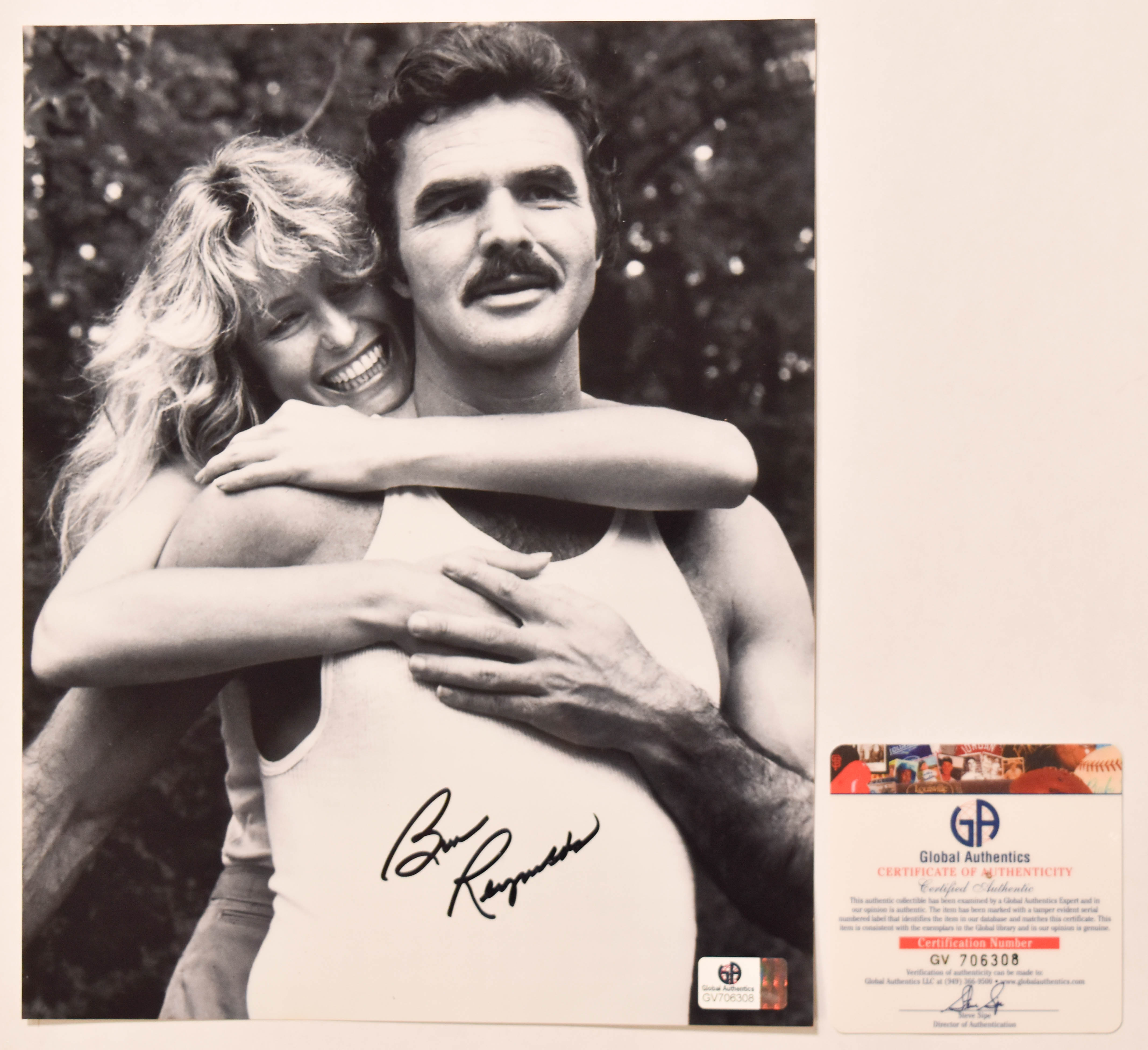 6 Hollywood Actors Signed Photographs Including Sean Connery and Clint Eastwood