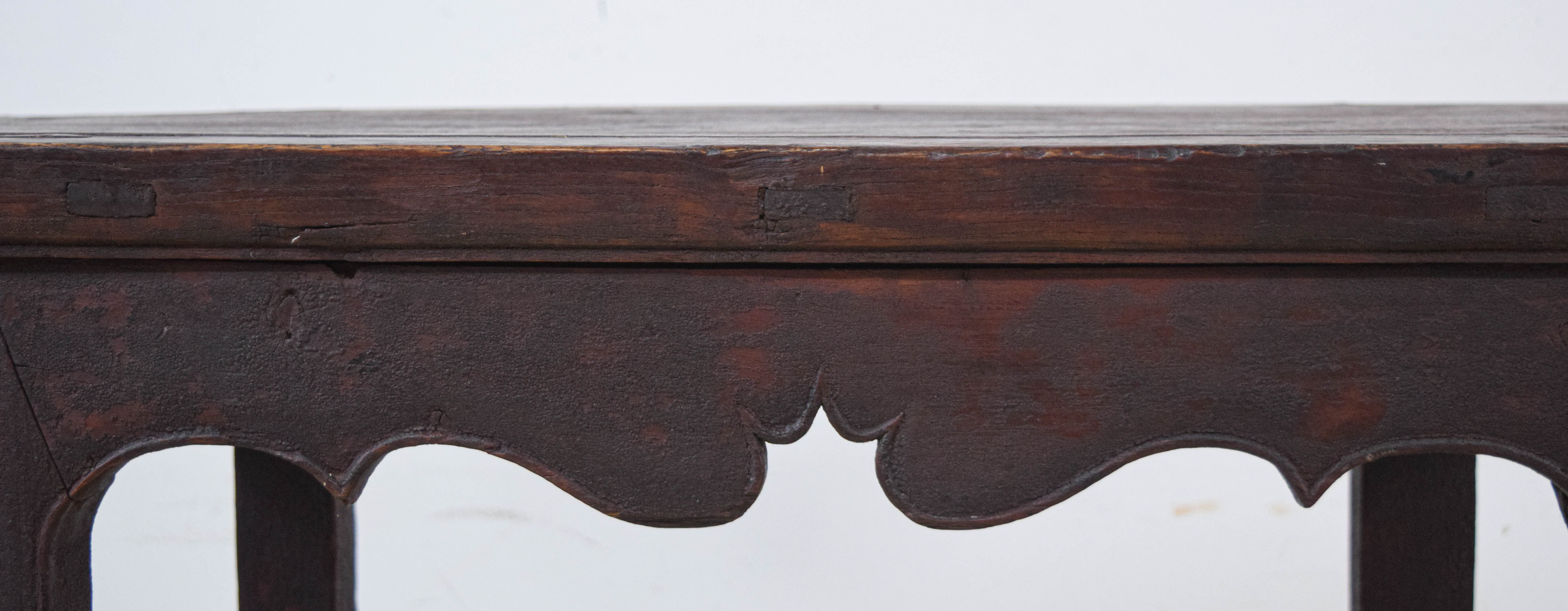 Chinese Provincial Style Hardwood Console Table