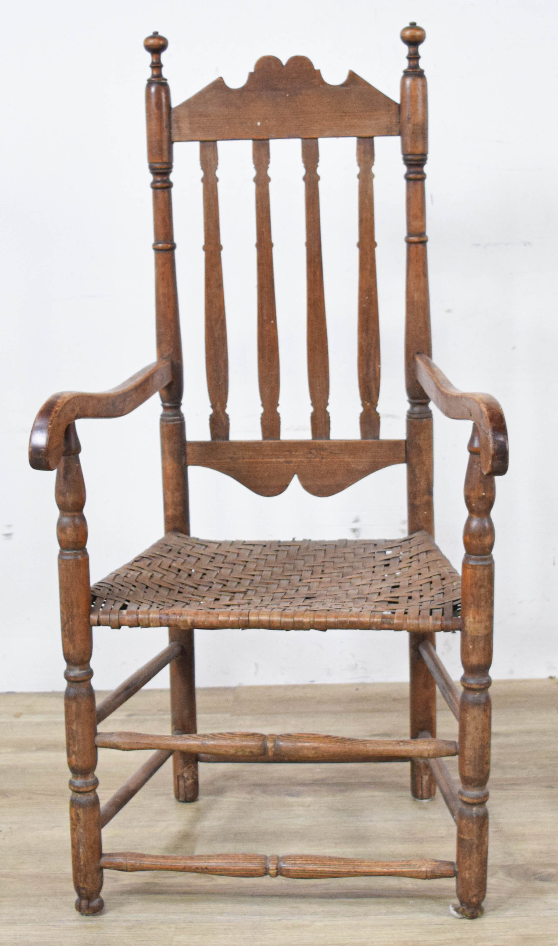 3 William & Mary Banister Back Chairs