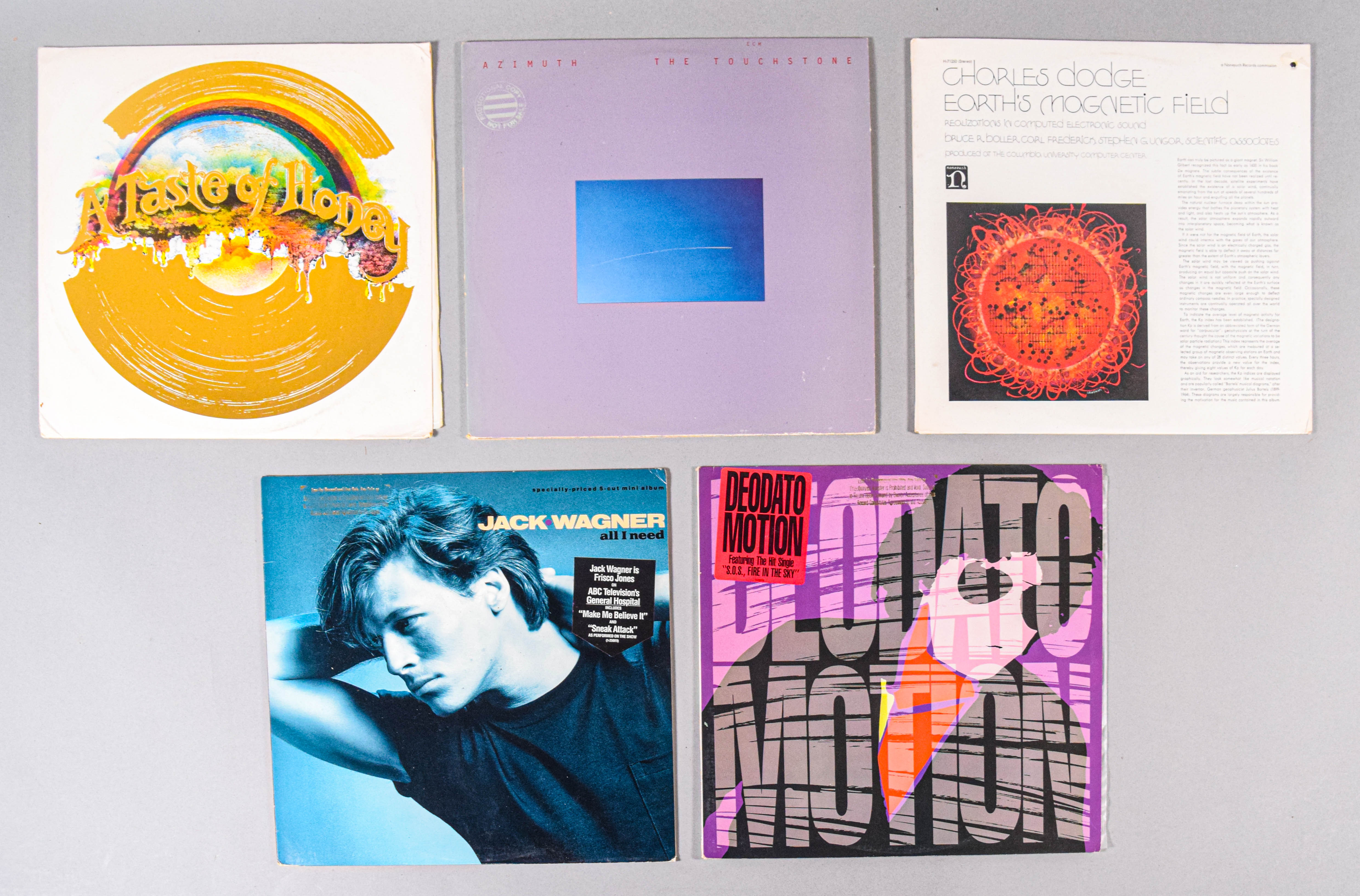 25 Vintage Vinyl LP Records Featuring Rock Jazz and New Wave