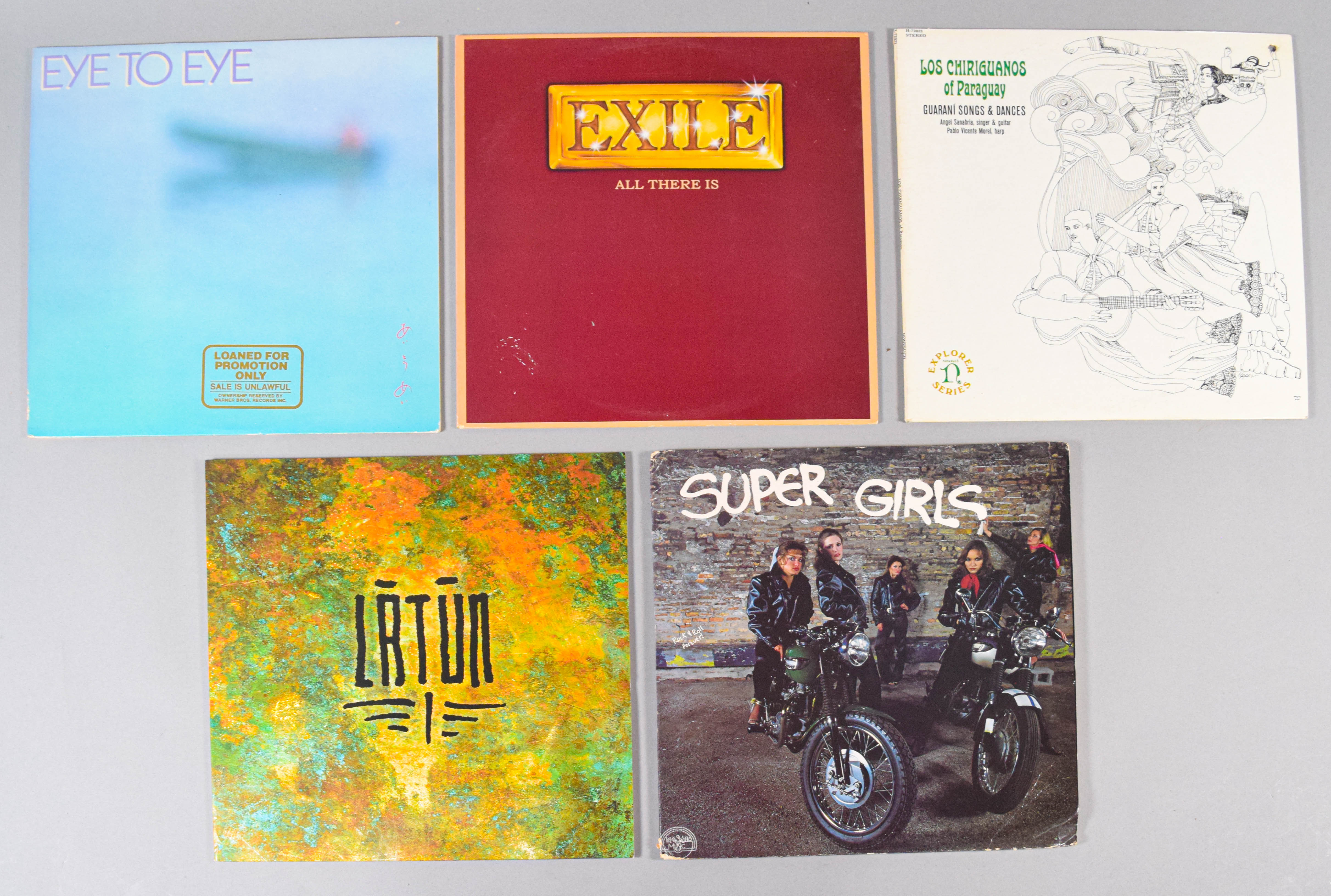 25 Vintage Vinyl LP Records Featuring Rock Jazz and New Wave