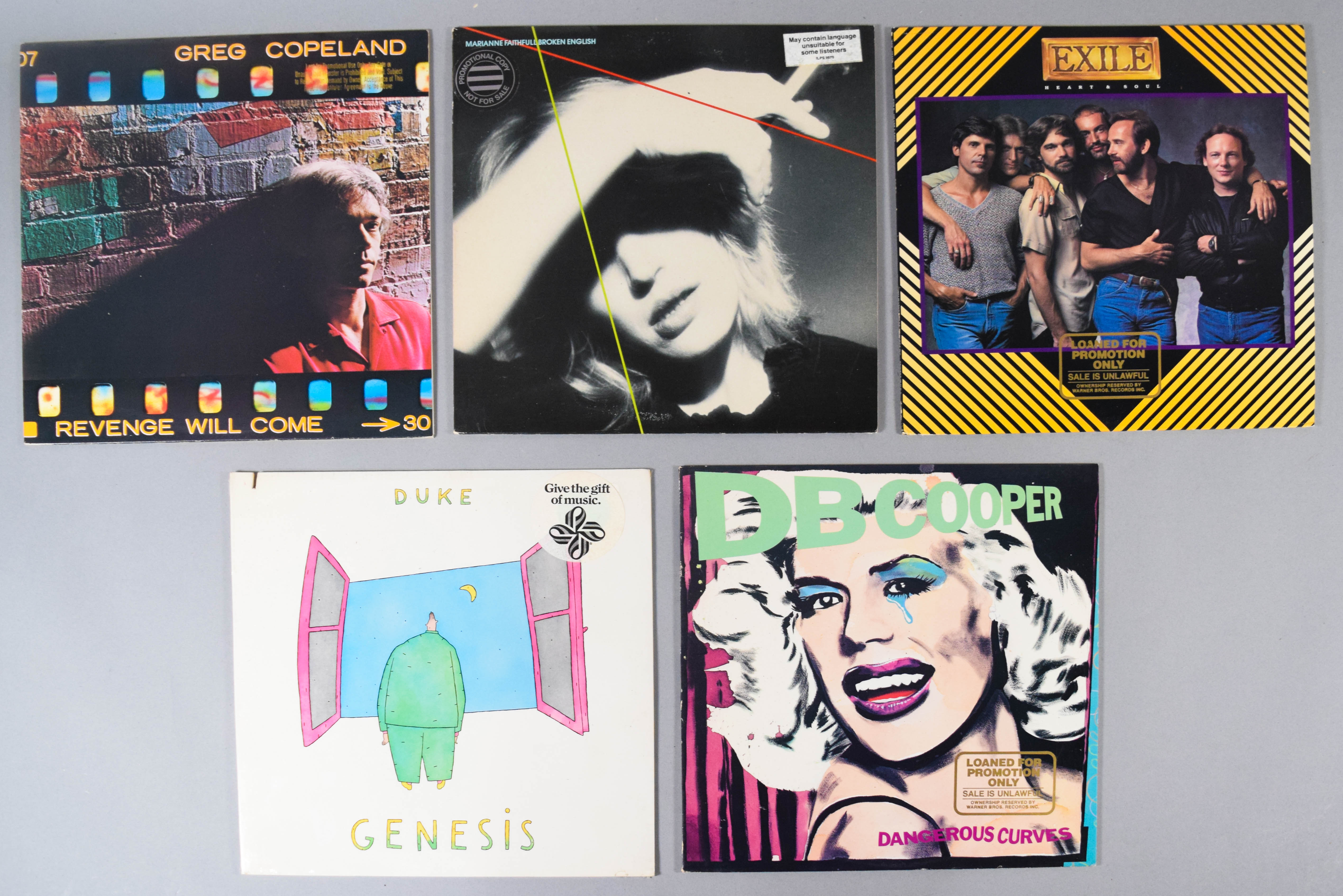 25 Vinyl LP Records featuring Jazz, Rock, and New Wave Titles