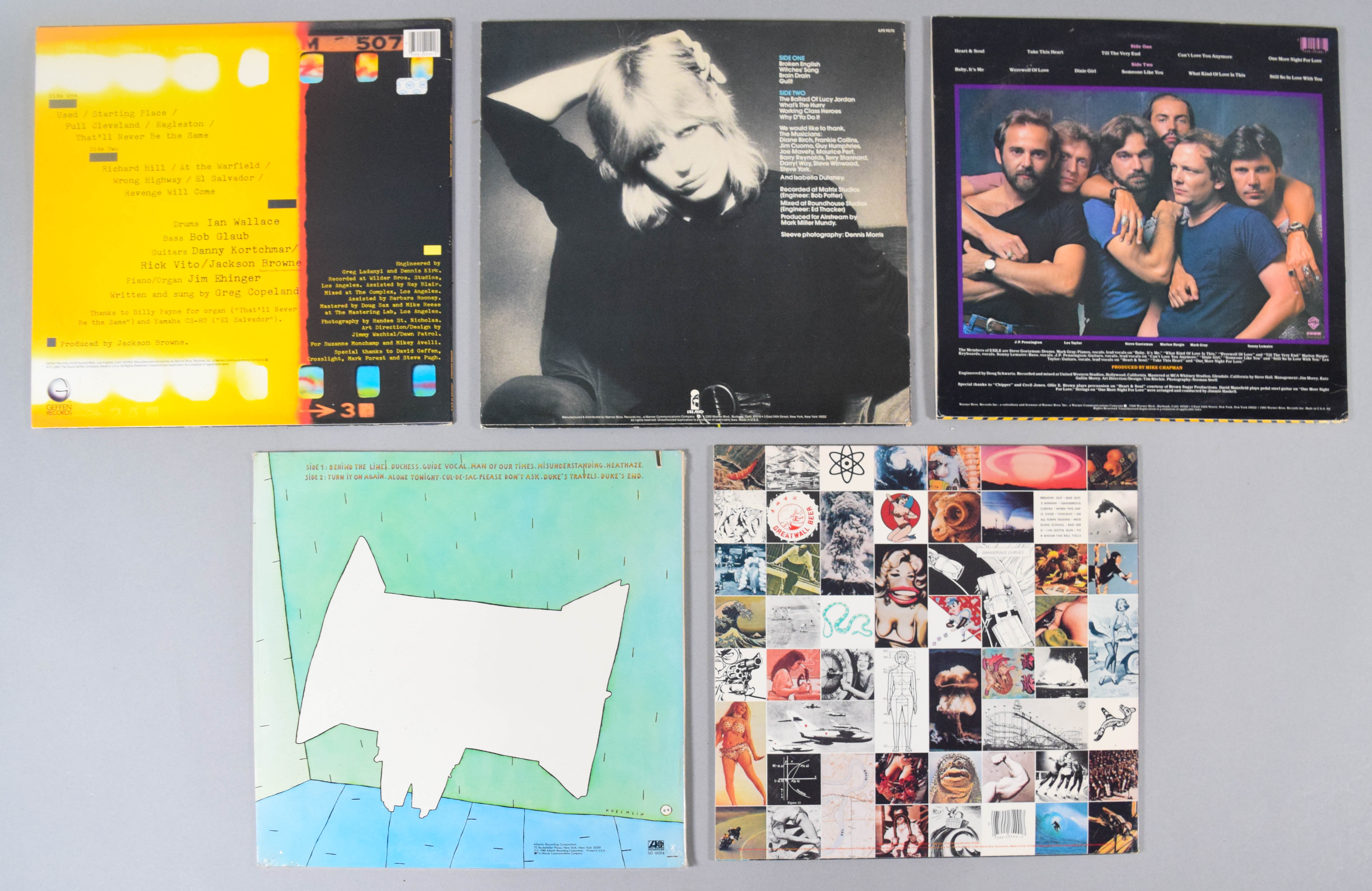 25 Vinyl LP Records featuring Jazz, Rock, and New Wave Titles