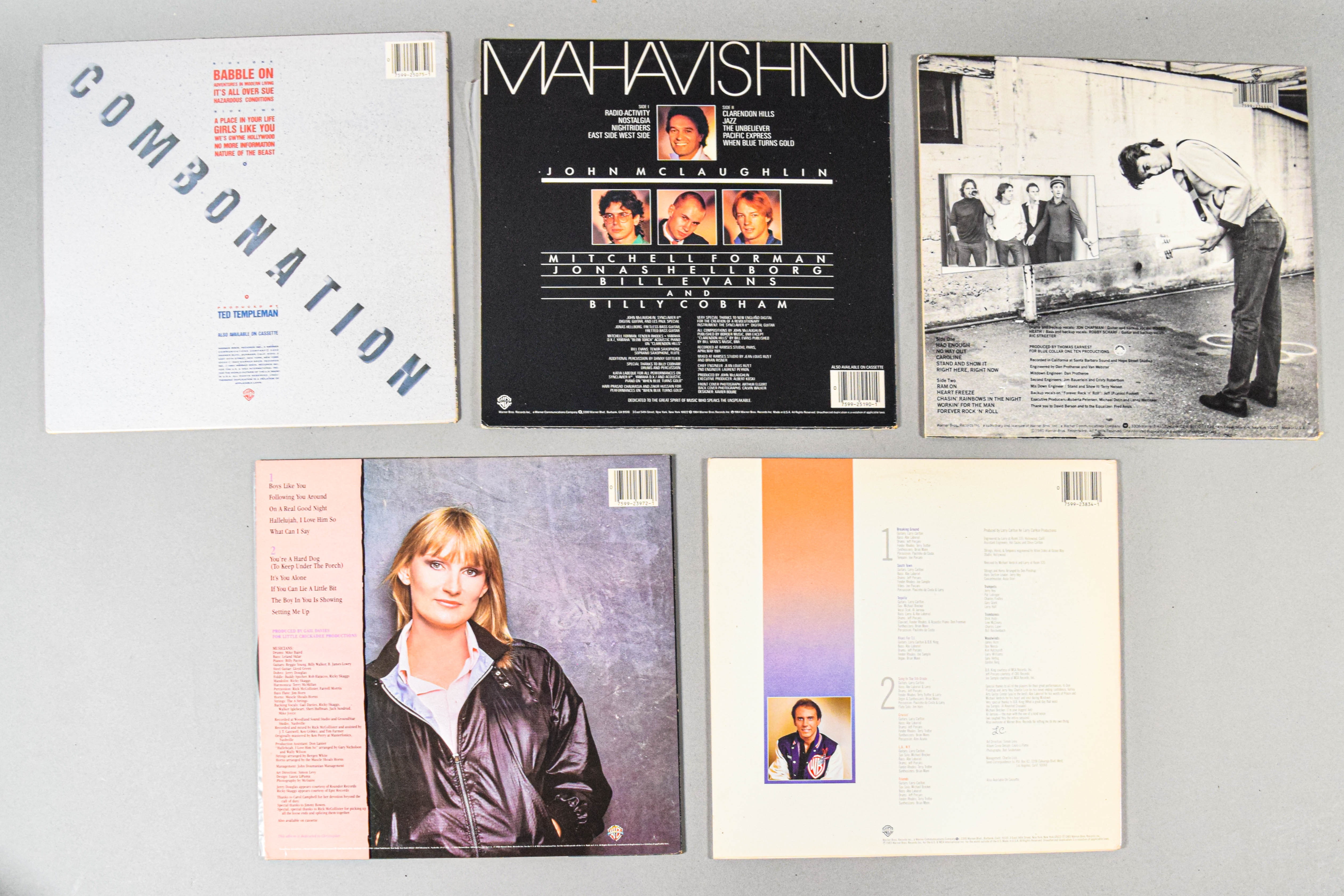 25 Vinyl LP Records featuring Jazz, Rock, and New Wave Titles