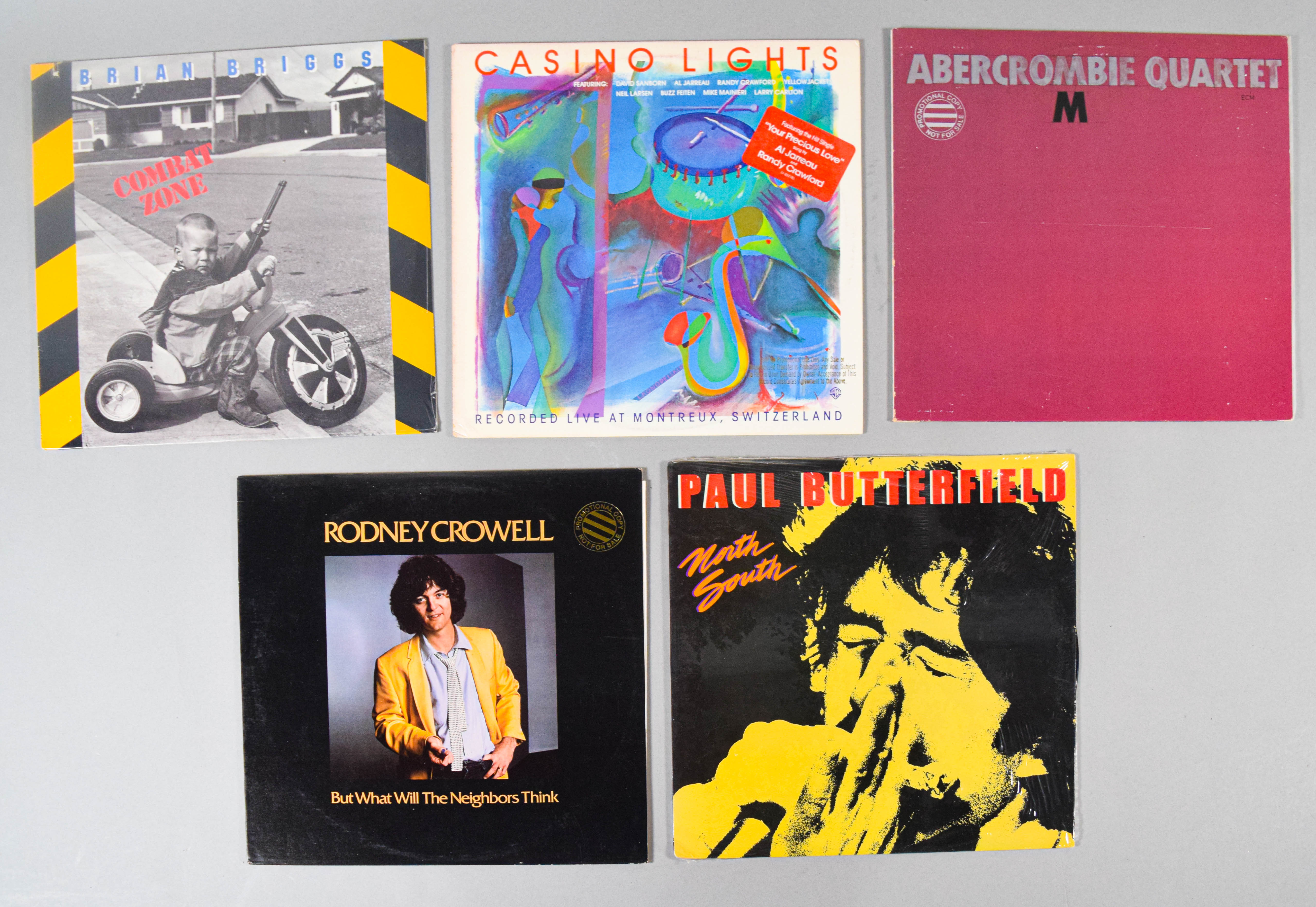 25 Vinyl LP Records featuring Jazz, Rock, and New Wave Titles
