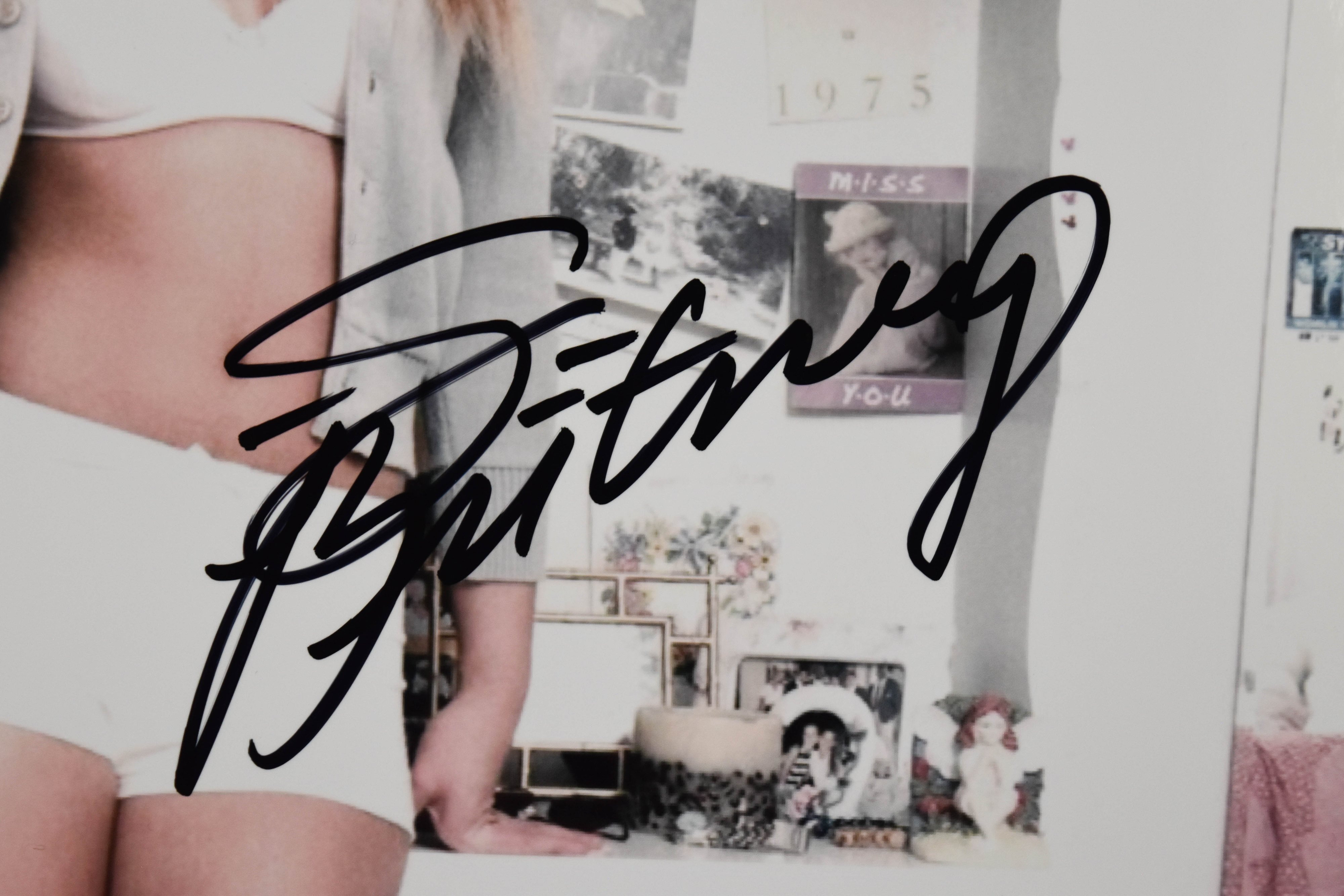 2 Britney Spears Hand-Signed Color Photographs