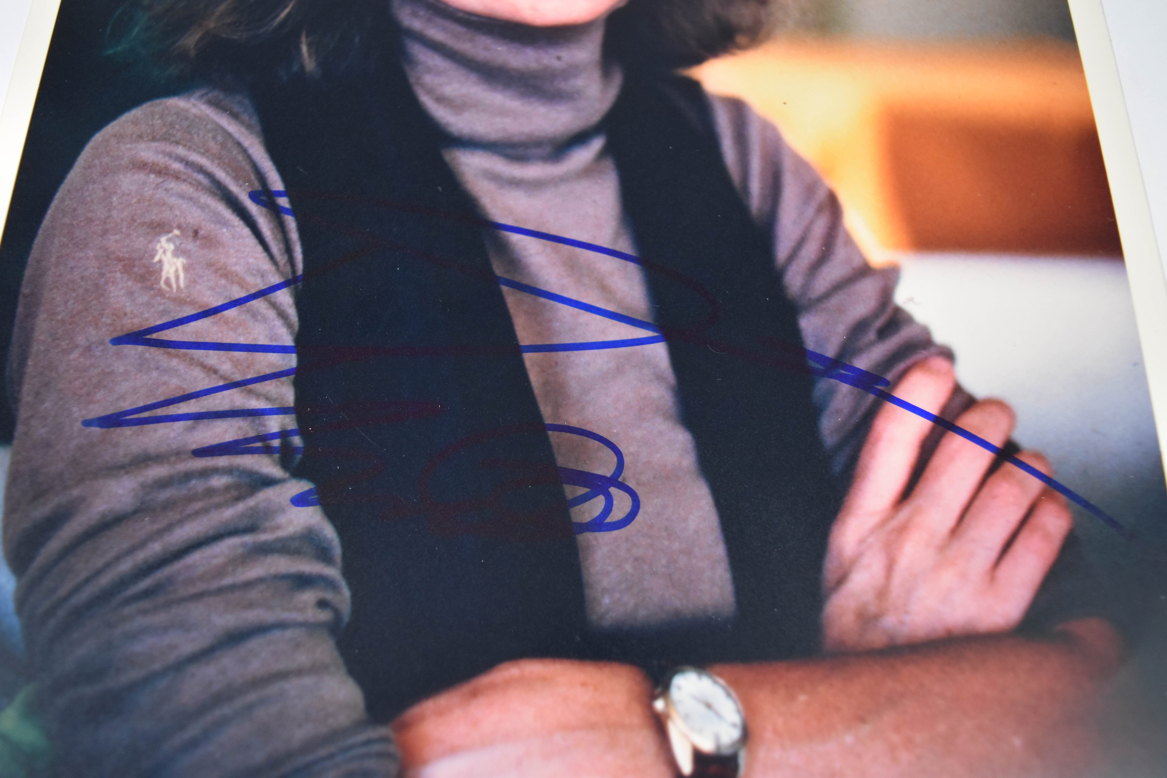 5 Signed Glossy Publicity Photographs of Actresses Including Diane Keaton and Susan Sarandon