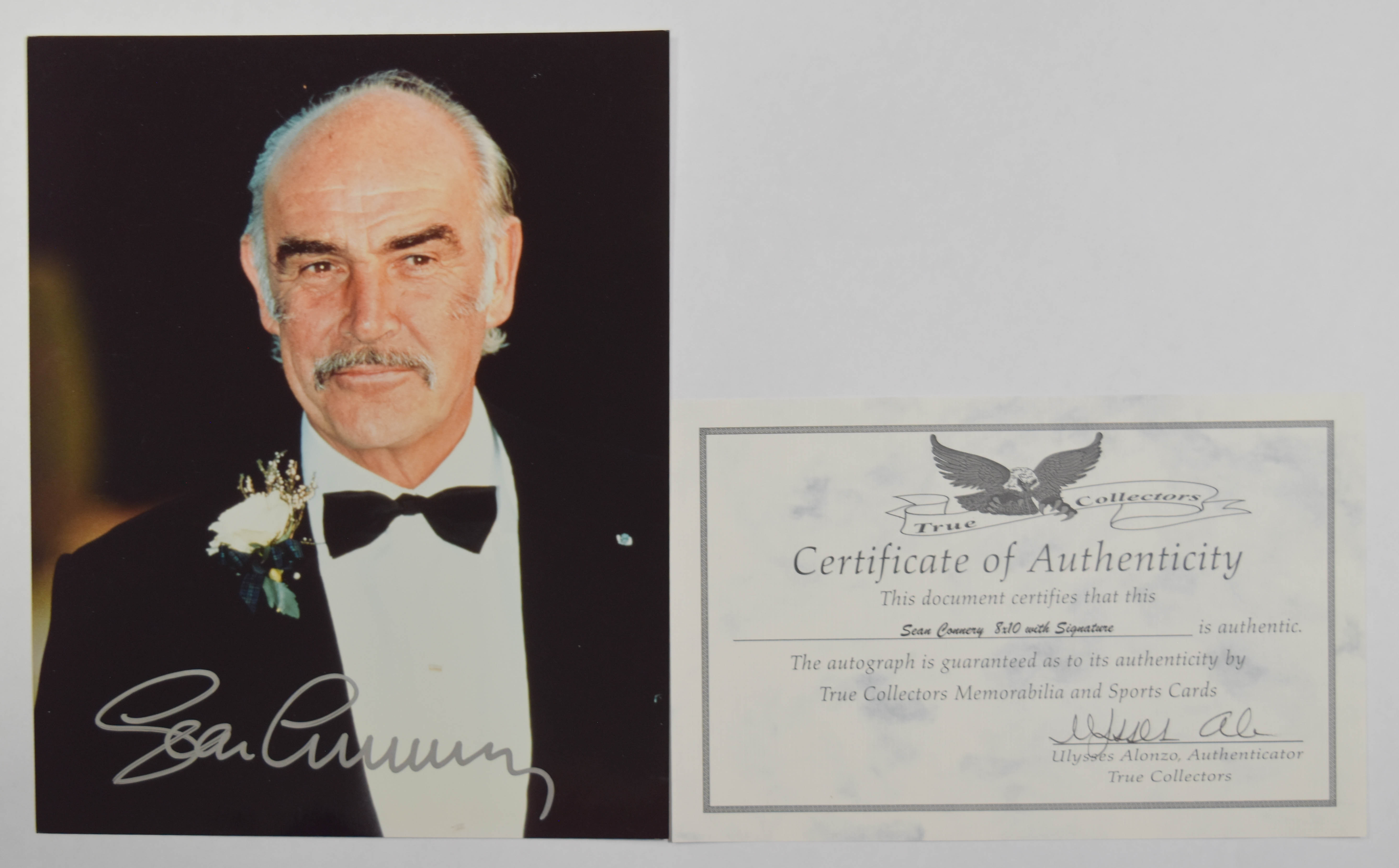 4 Signed Sean Connery James Bond 8x10 Photographs with COA