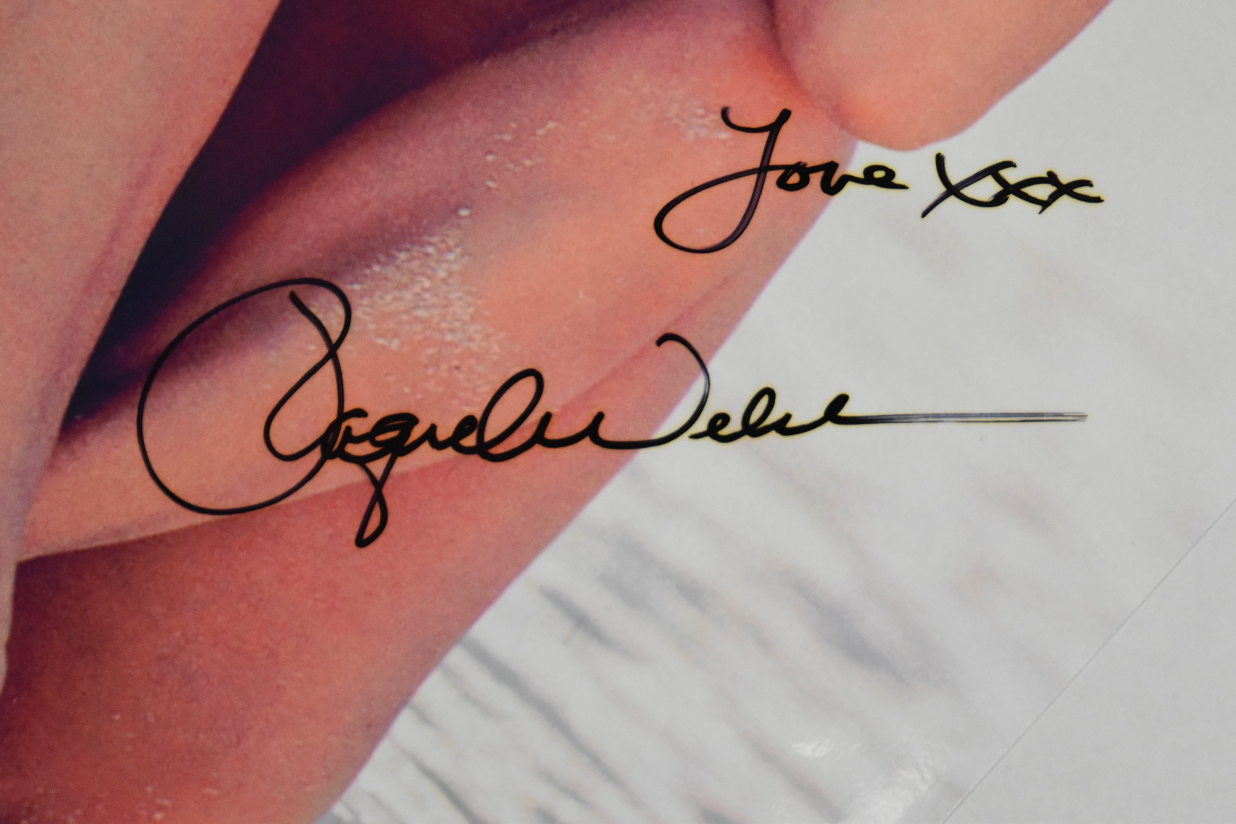 4 Raquel Welch Signed Photographs