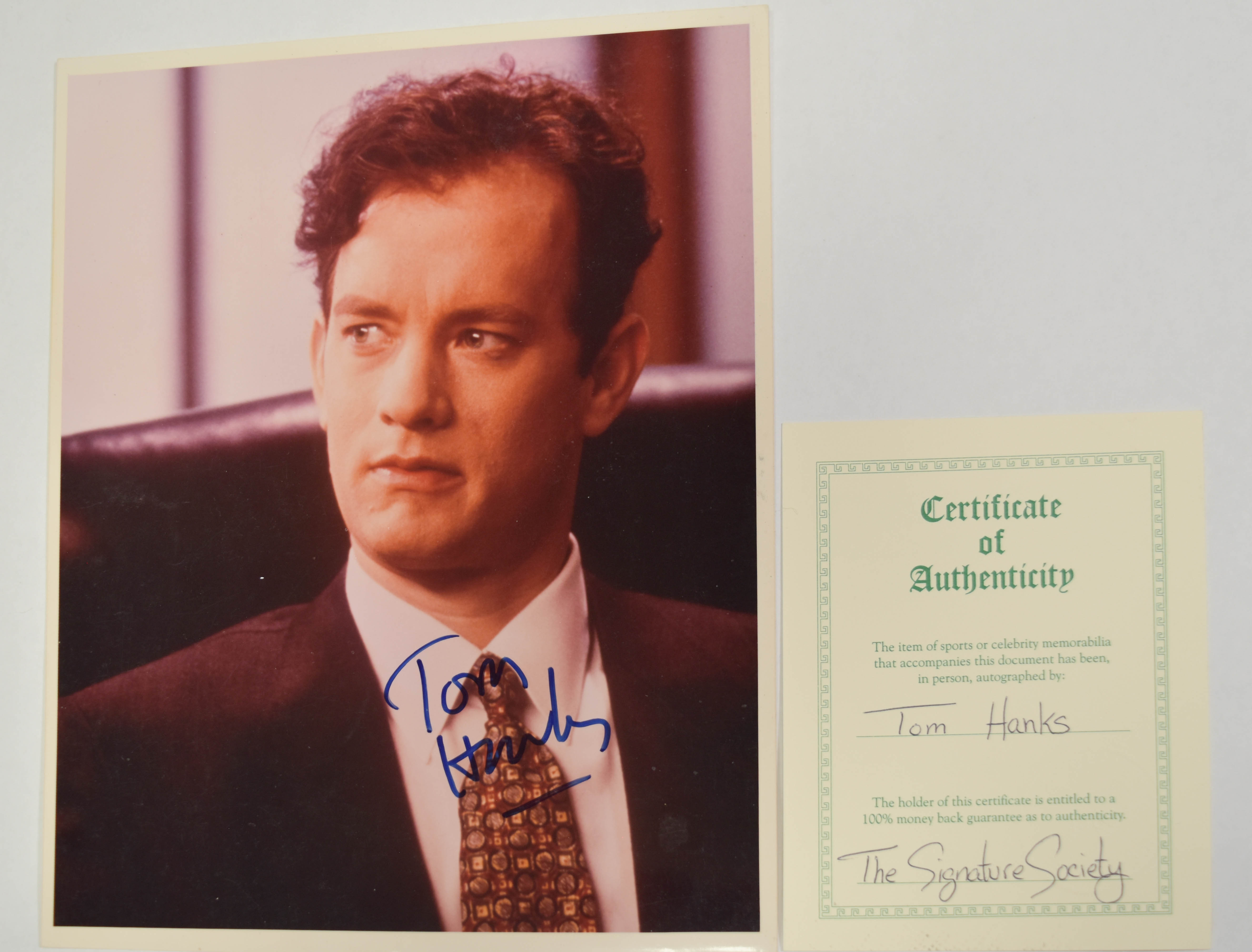 6 Autographed Hollywood Actor Photographs