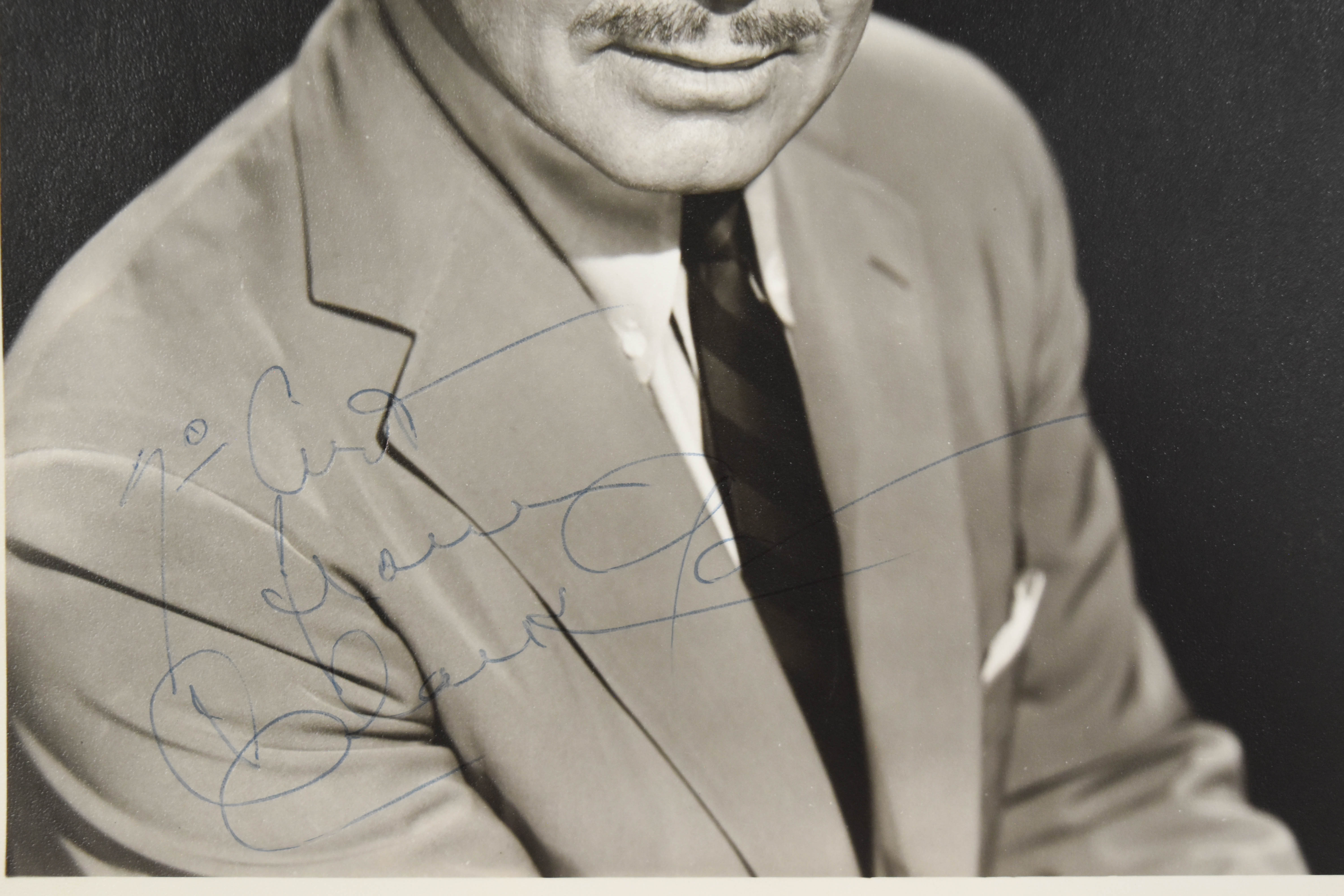 Clark Gable Signed Paramount Pictures Publicity Photograph by Bud Fraker