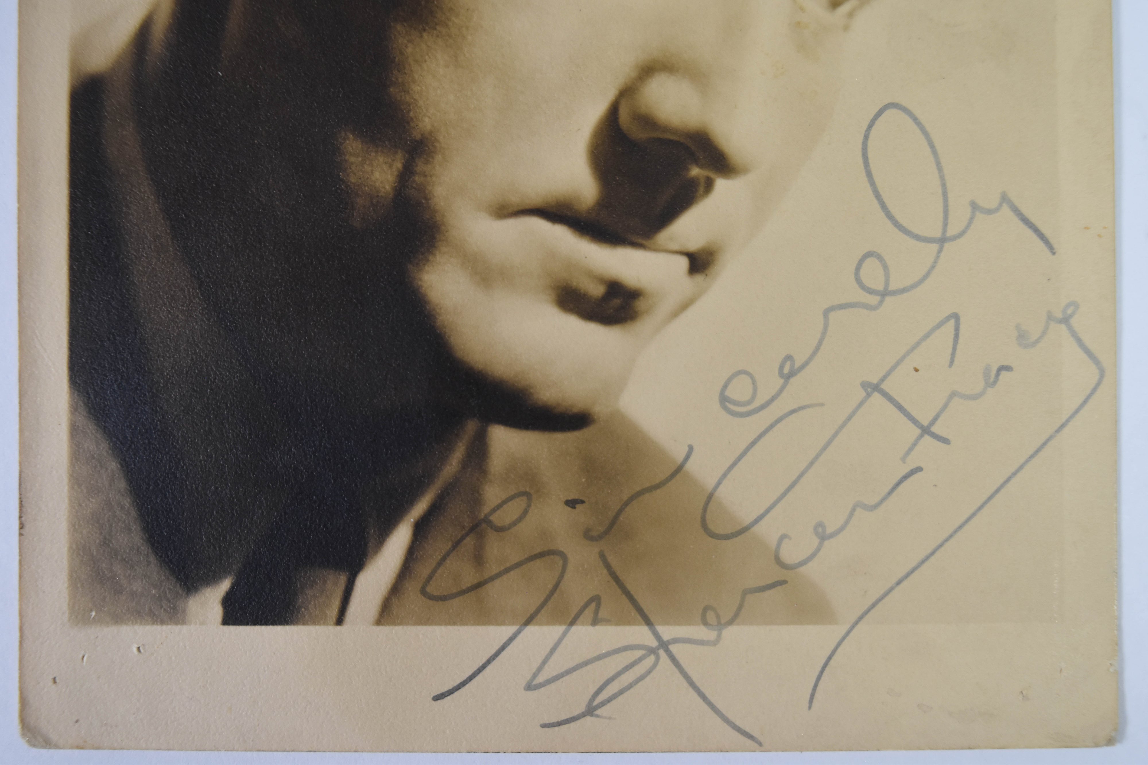 Spencer Tracy Signed Sepia Matte Finish Photograph
