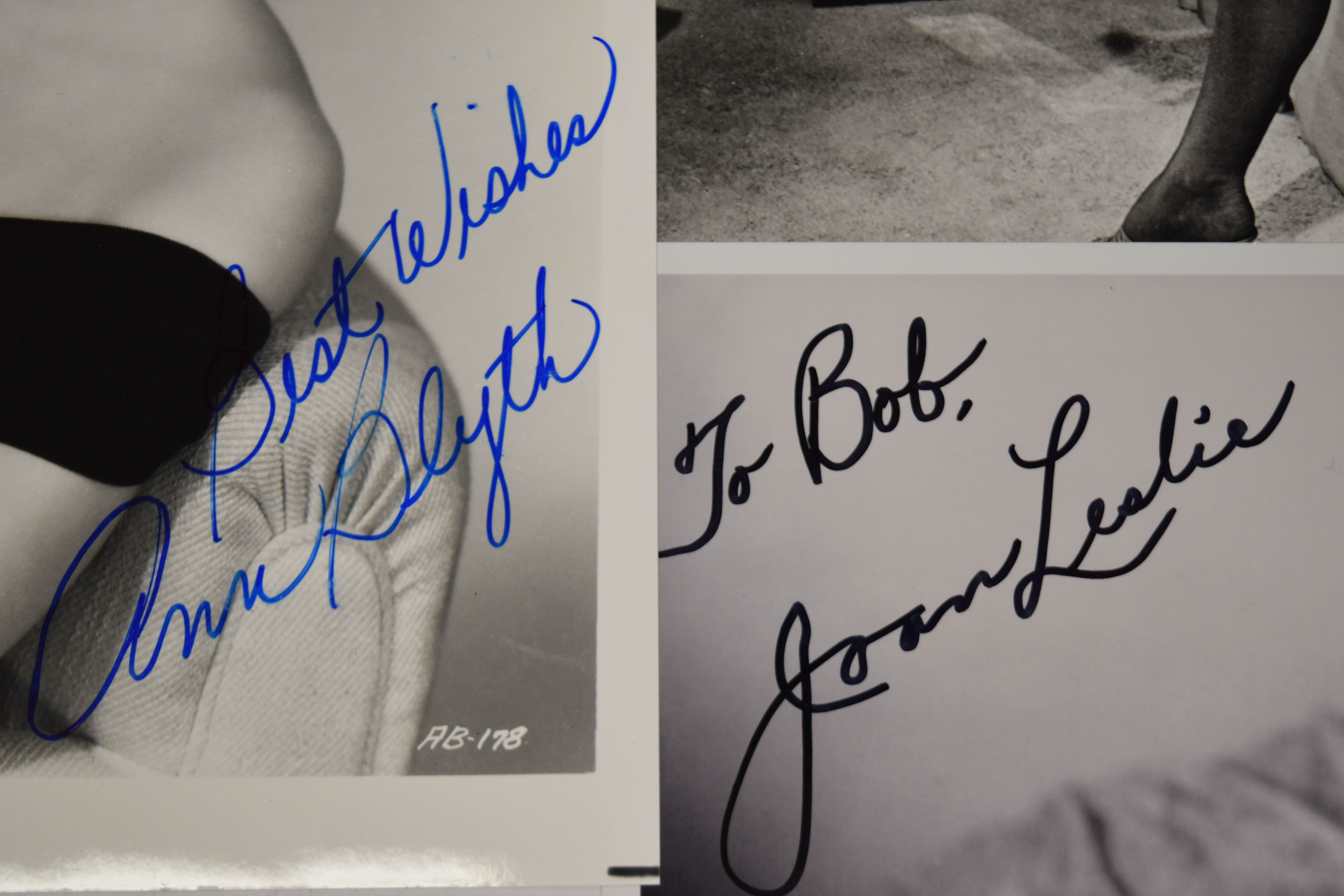 6 Autographed Classic Hollywood Actress Photographs