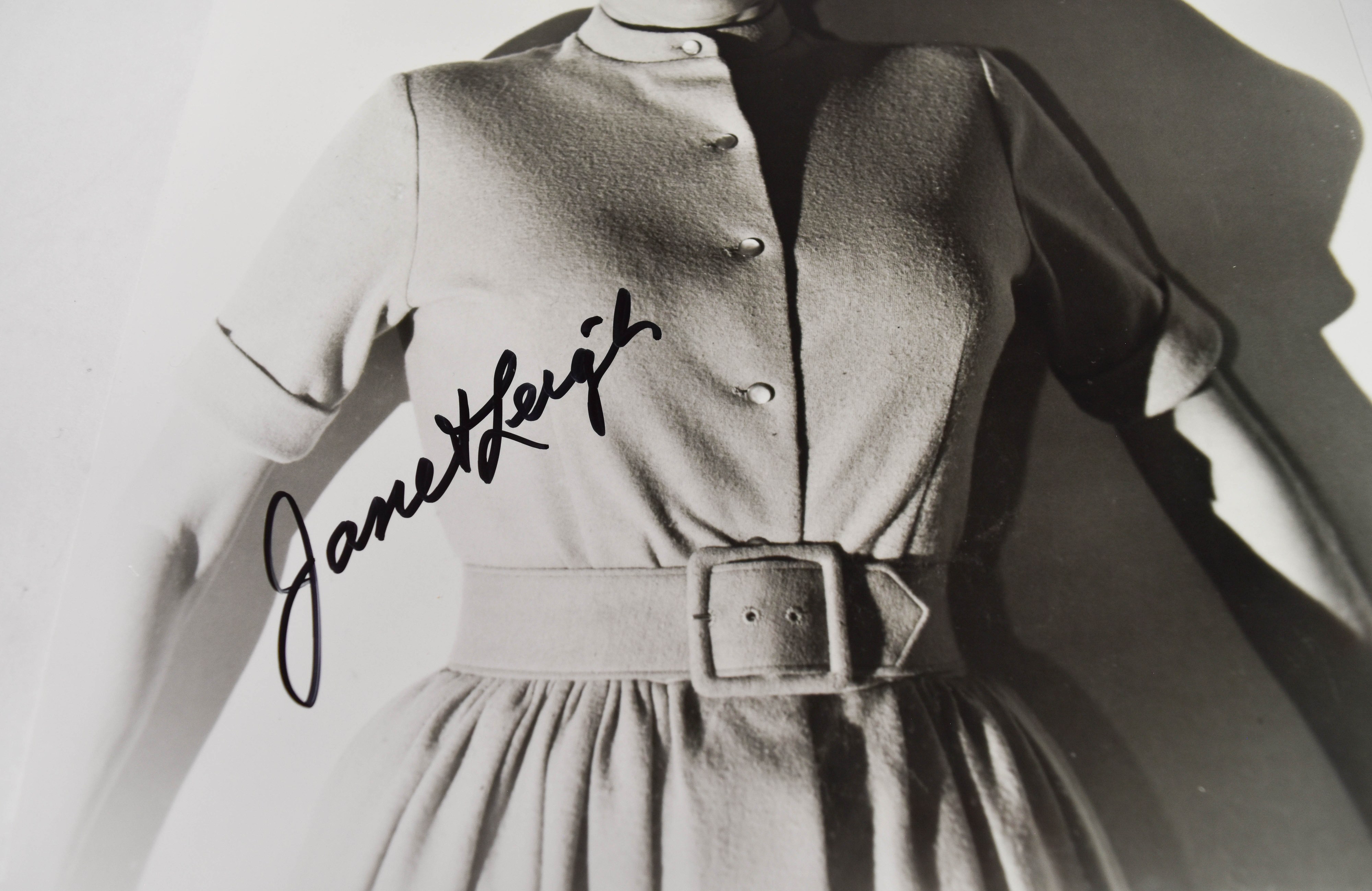 3 Ingrid Bergman Janet Leigh and Mamie Van Doren Signed Photographs