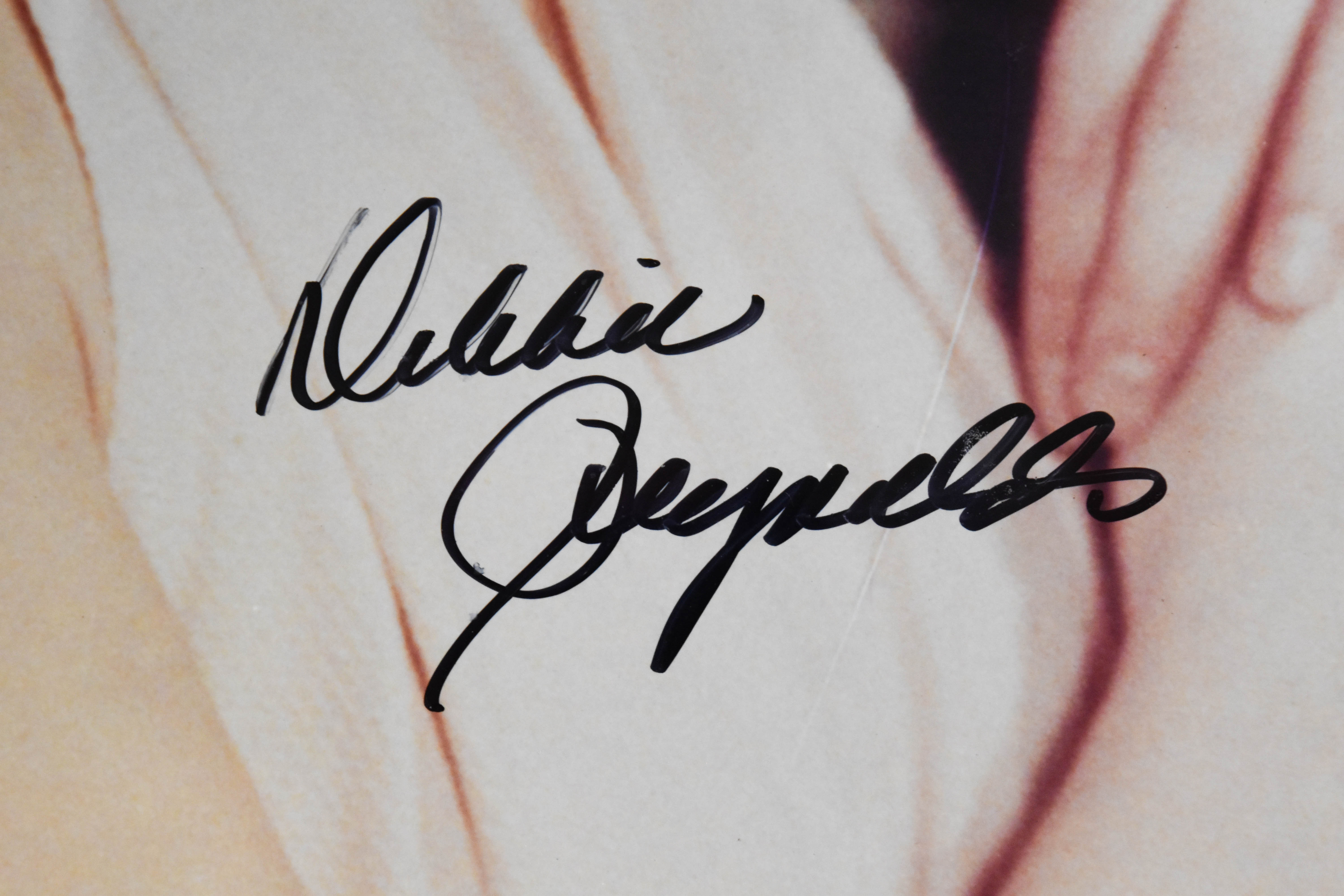 9 Autographed Photographs of Hollywood Actresses Including Elizabeth Taylor and Hedy Lamarr