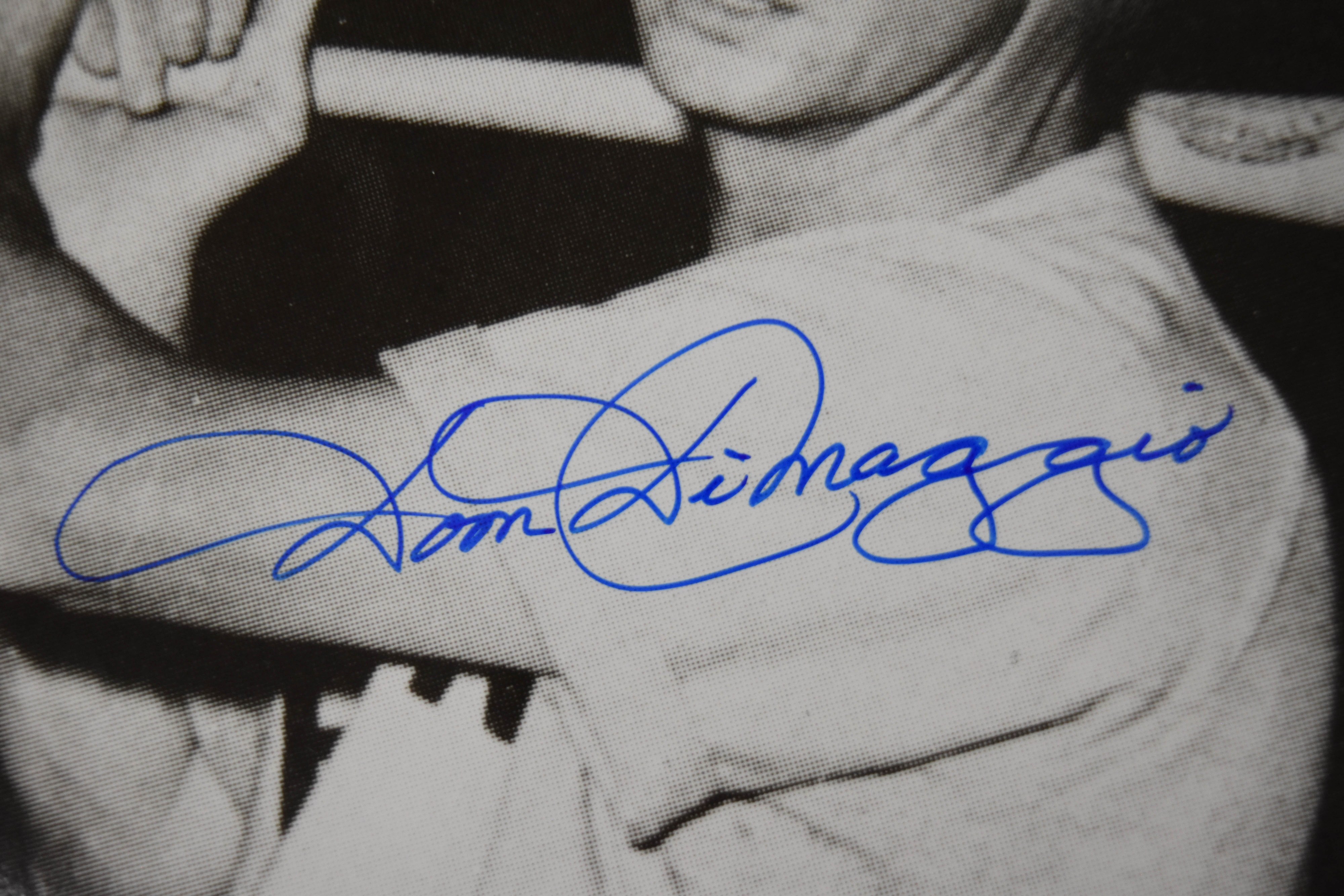 2 Dom DiMaggio and Johnny Pesky Signed Black and White Photographs