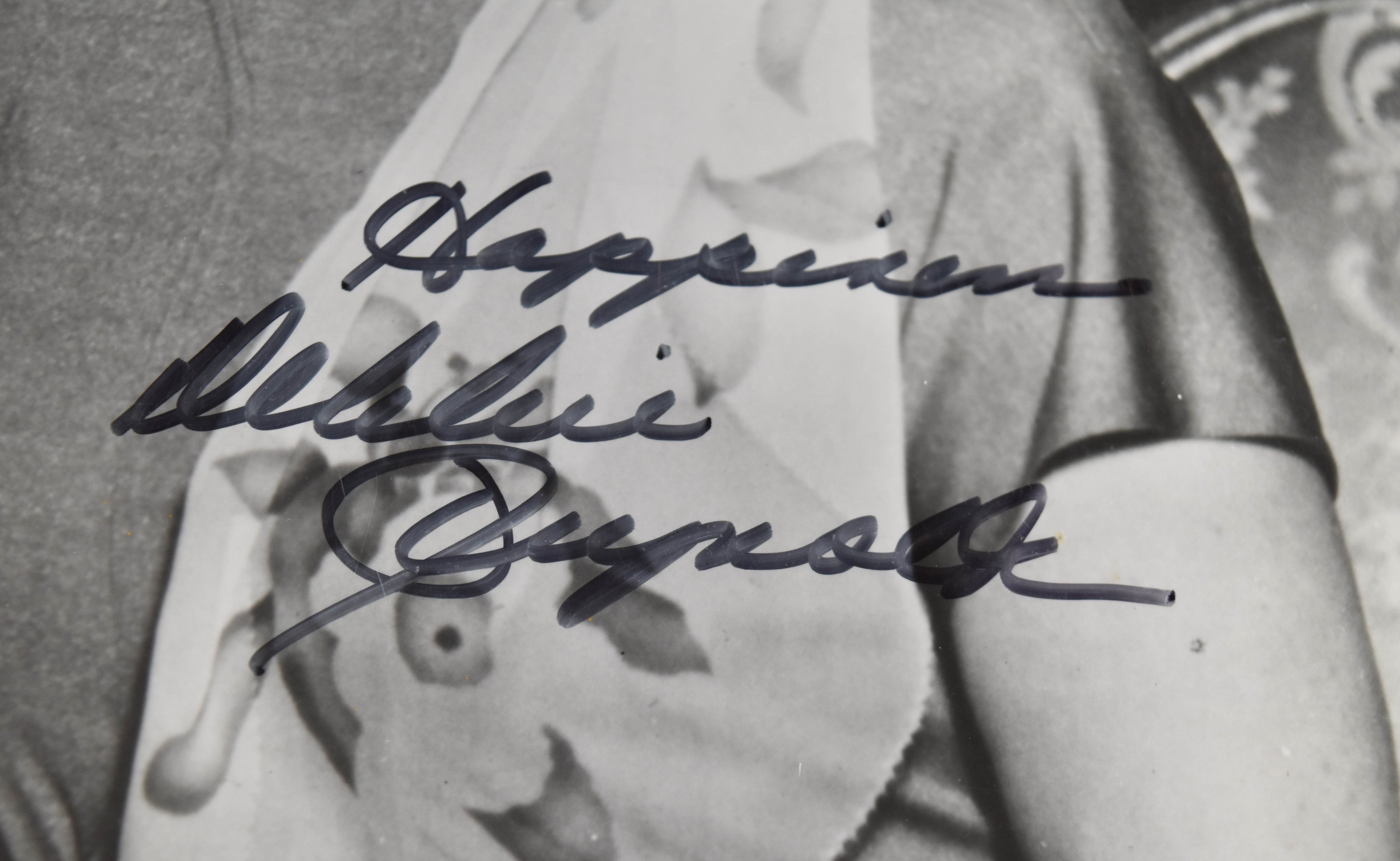 9 Autographed Silver Gelatin Photographs of Old Hollywood Actresses