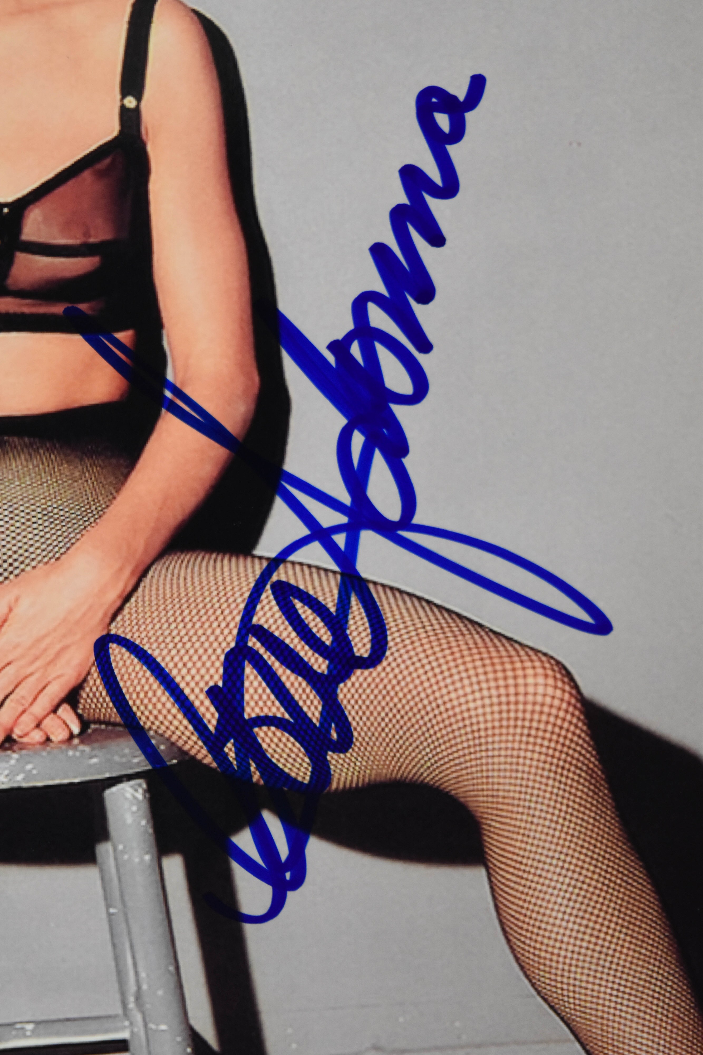 3 Madonna Autographed Color Photographs