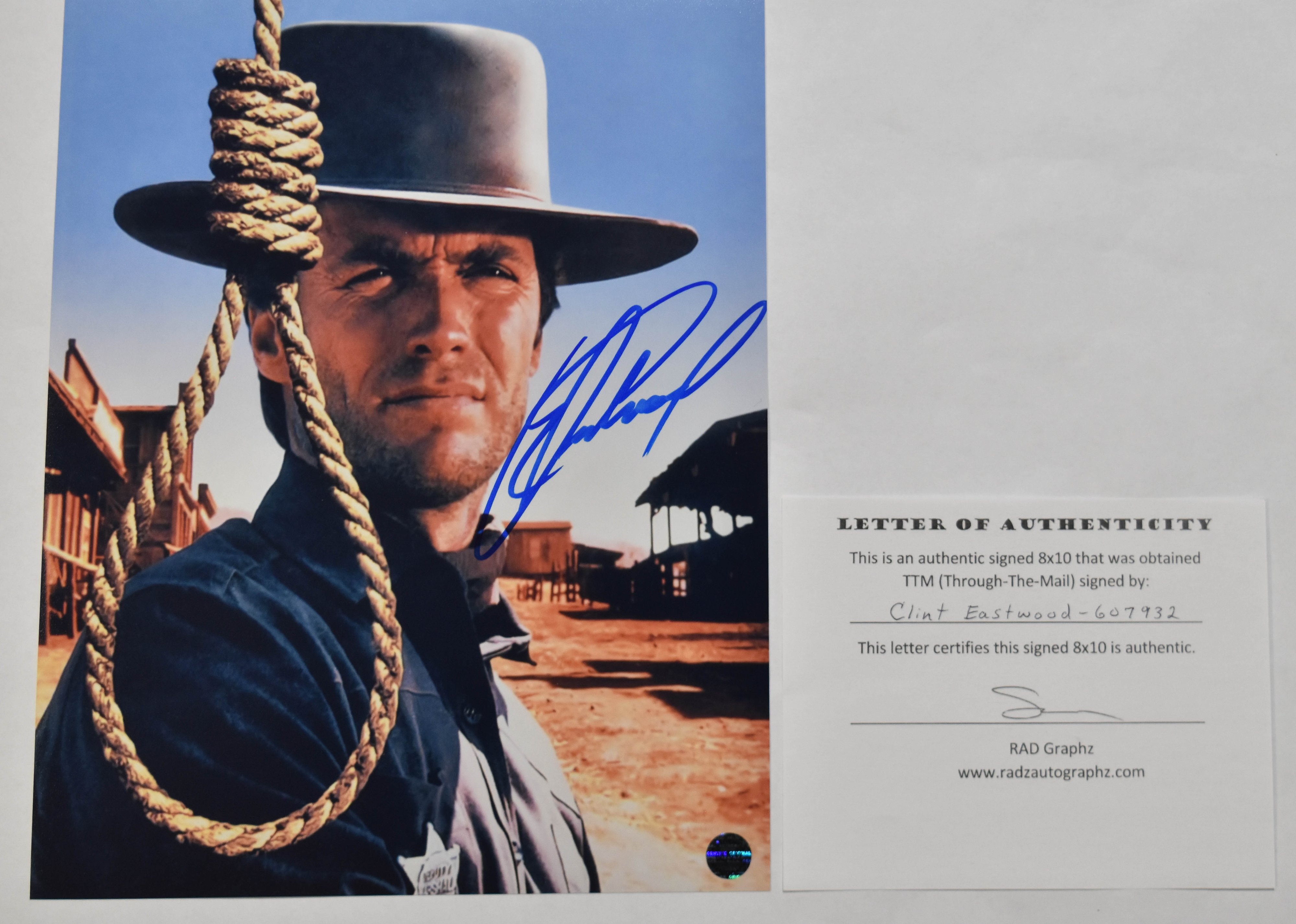 3 Al Pacino Clint Eastwood and John Travolta Signed Promotional Movie Stills