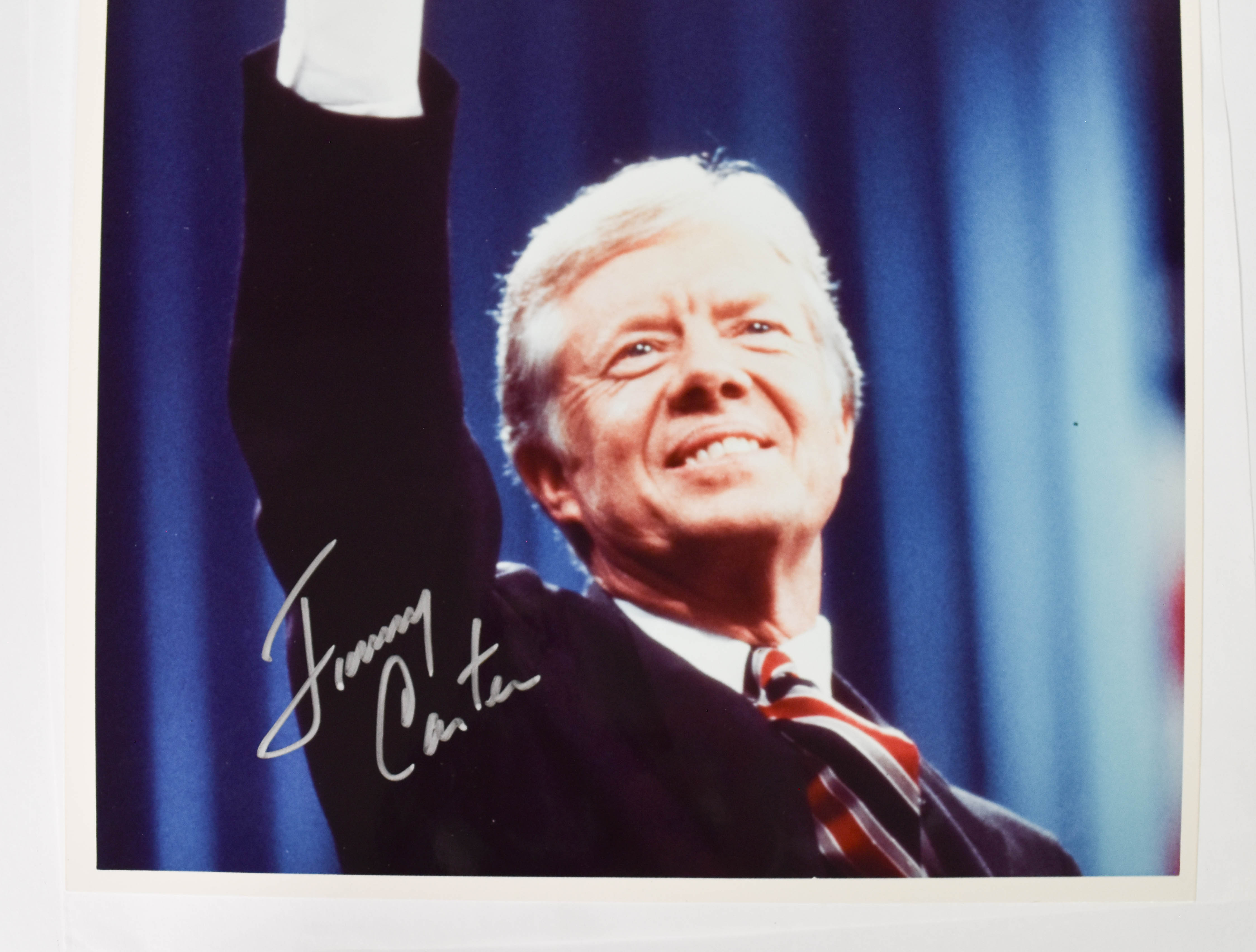 11 Signed Photographs of American Politicians and NASA Astronauts Including Jimmy Carter