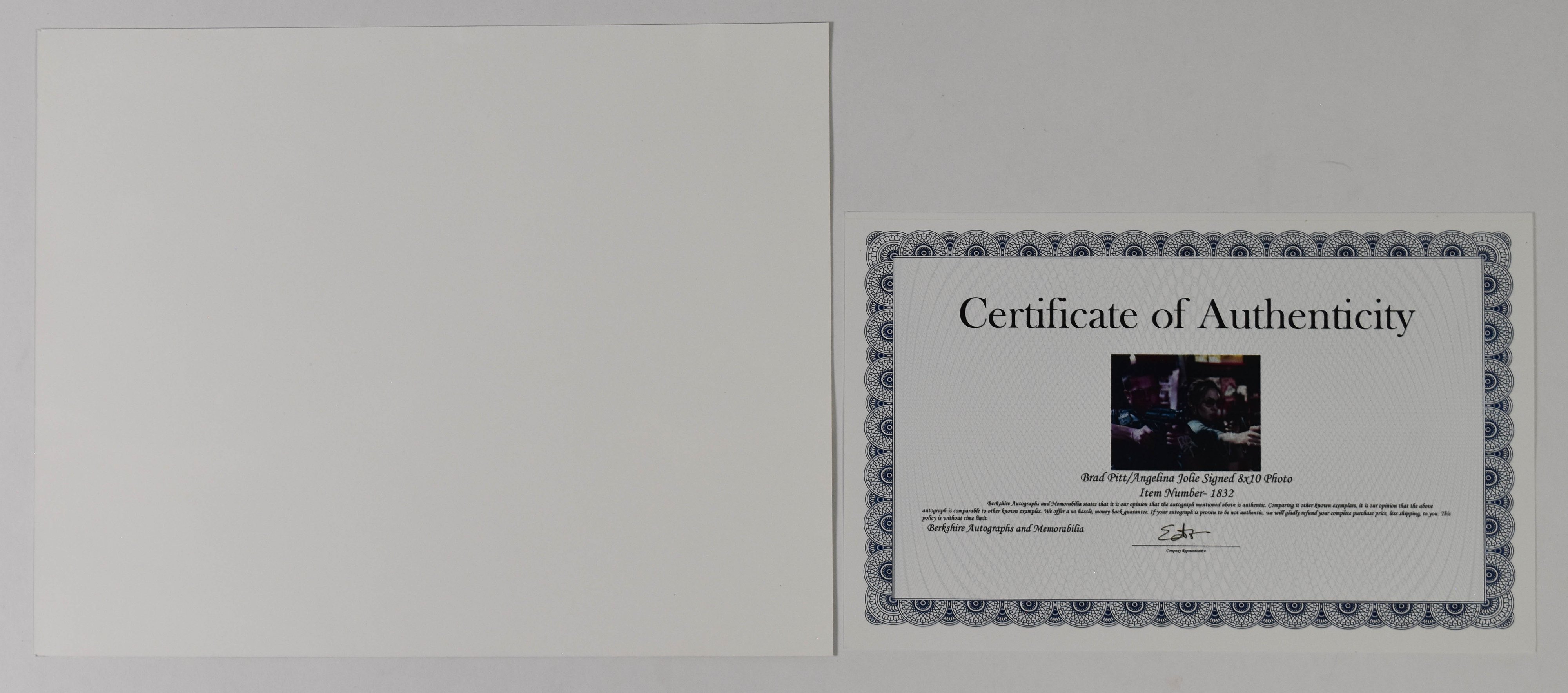3 Dual Signed Color Photographs Including Michael Douglas and Kathleen Turner