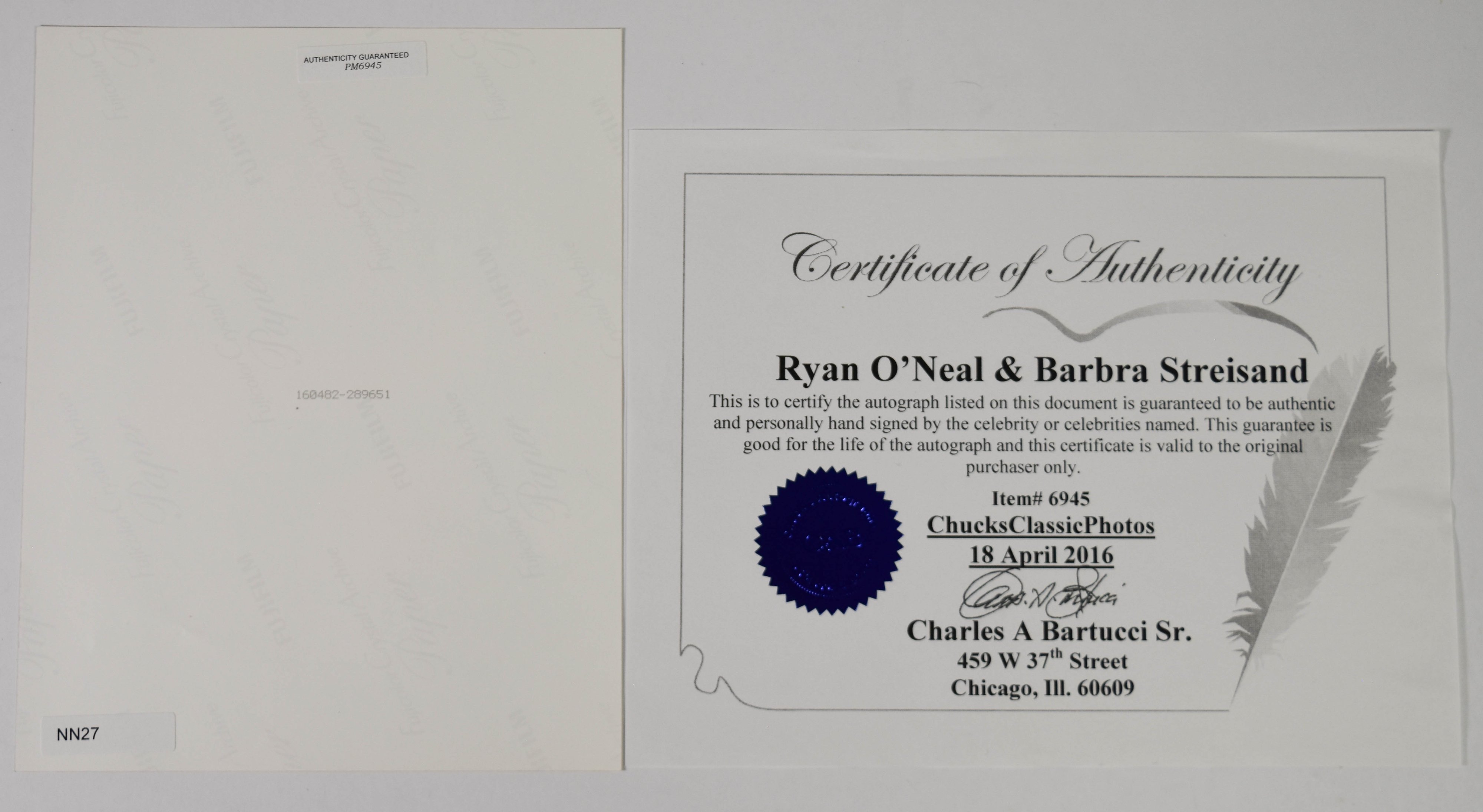 3 Dual Signed Color Photographs Including Michael Douglas and Kathleen Turner