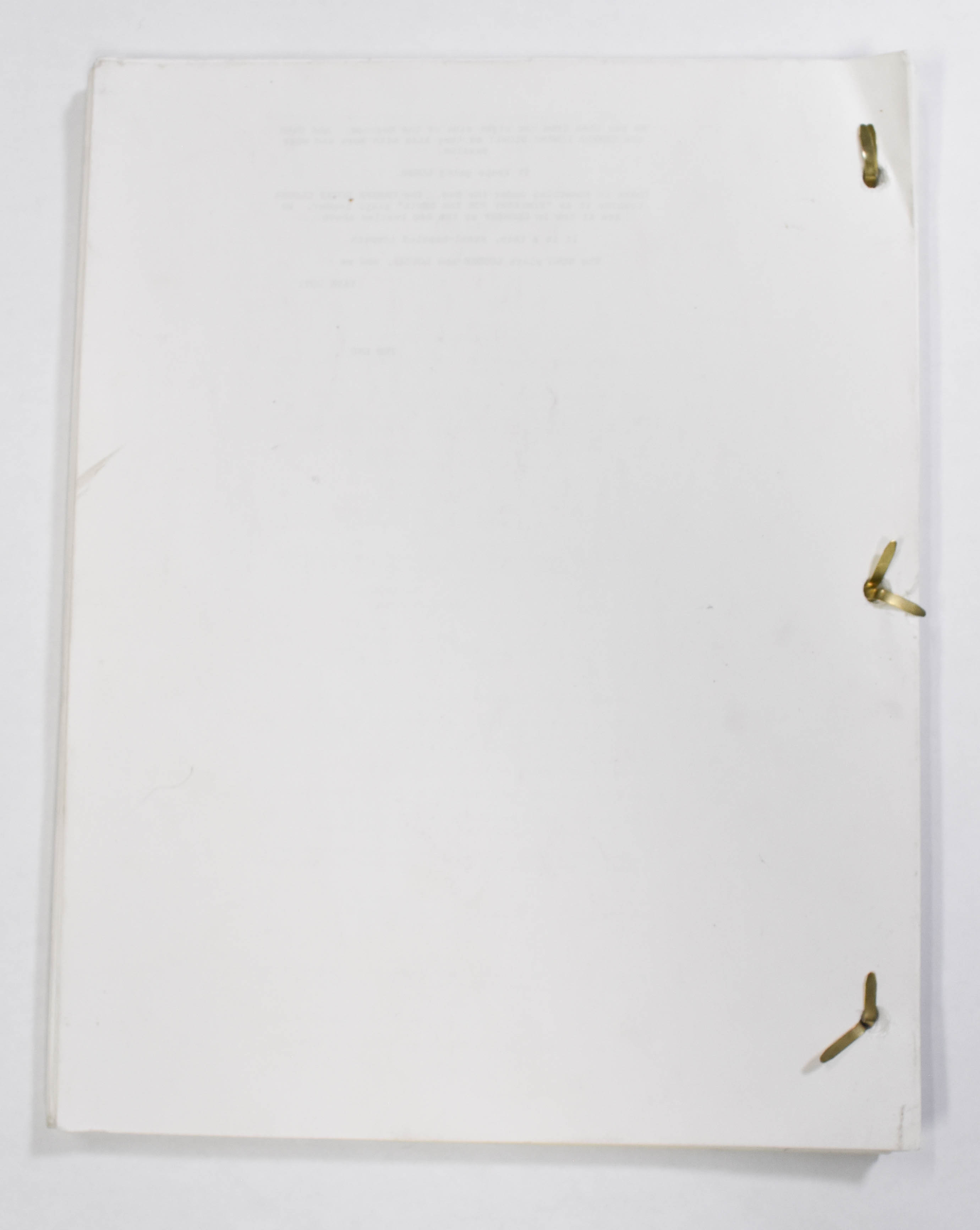 Sharon Stone Autographed Basic Instinct Movie Script