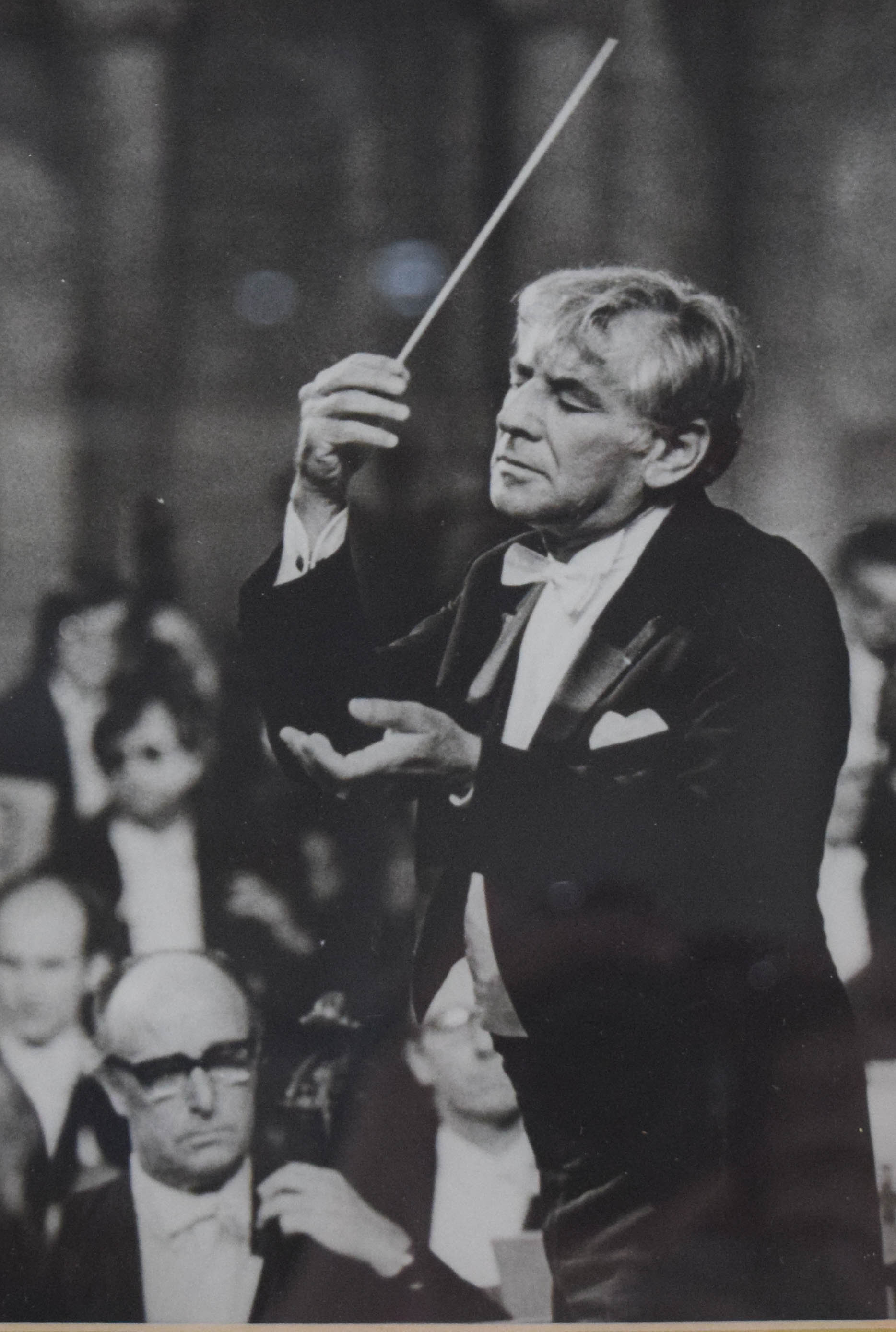 Leonard Bernstein Signed Letter and Photograph William Schuman Celebration