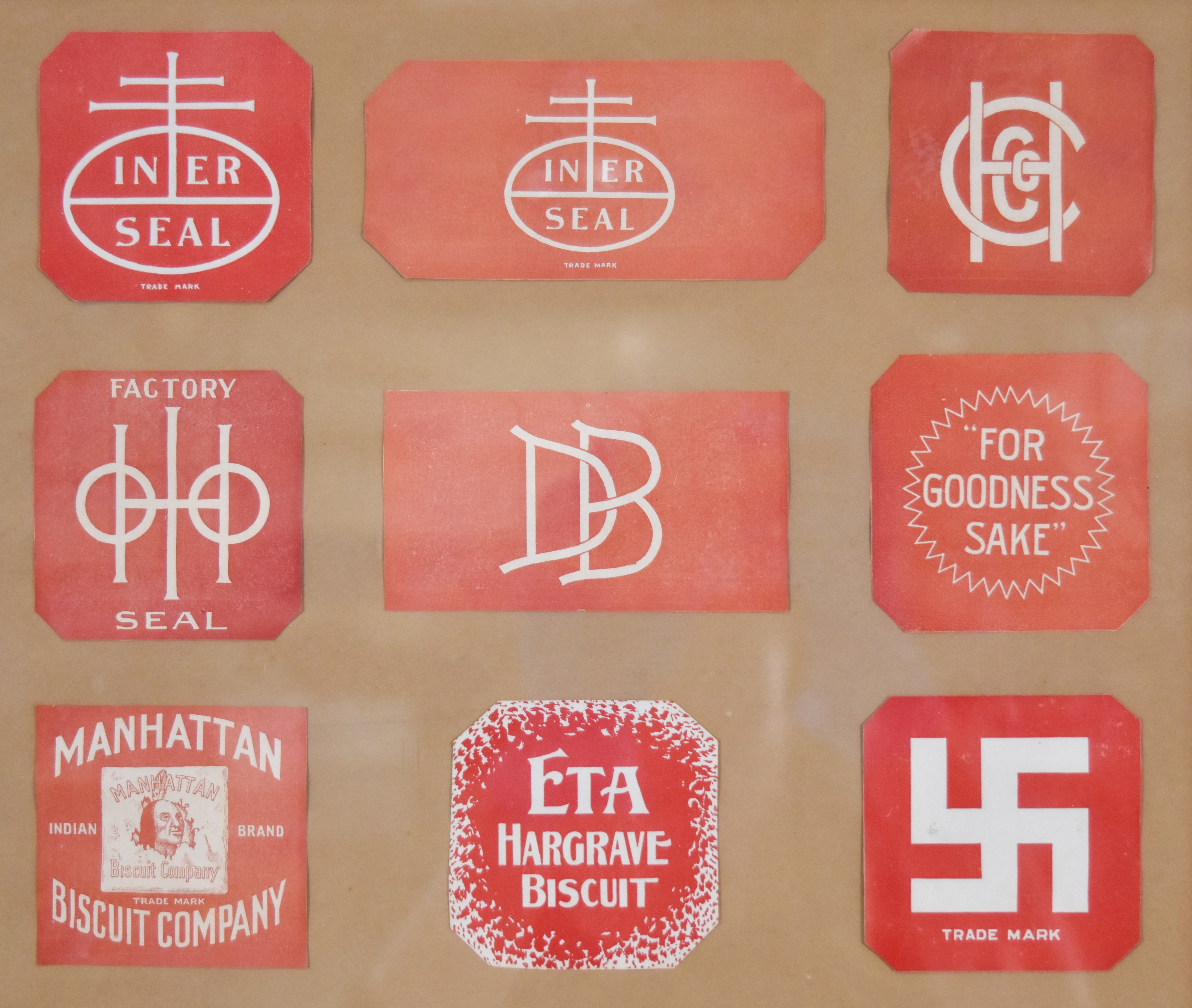 Early 20th Century American Chromolithograph Biscuit Label Assembly