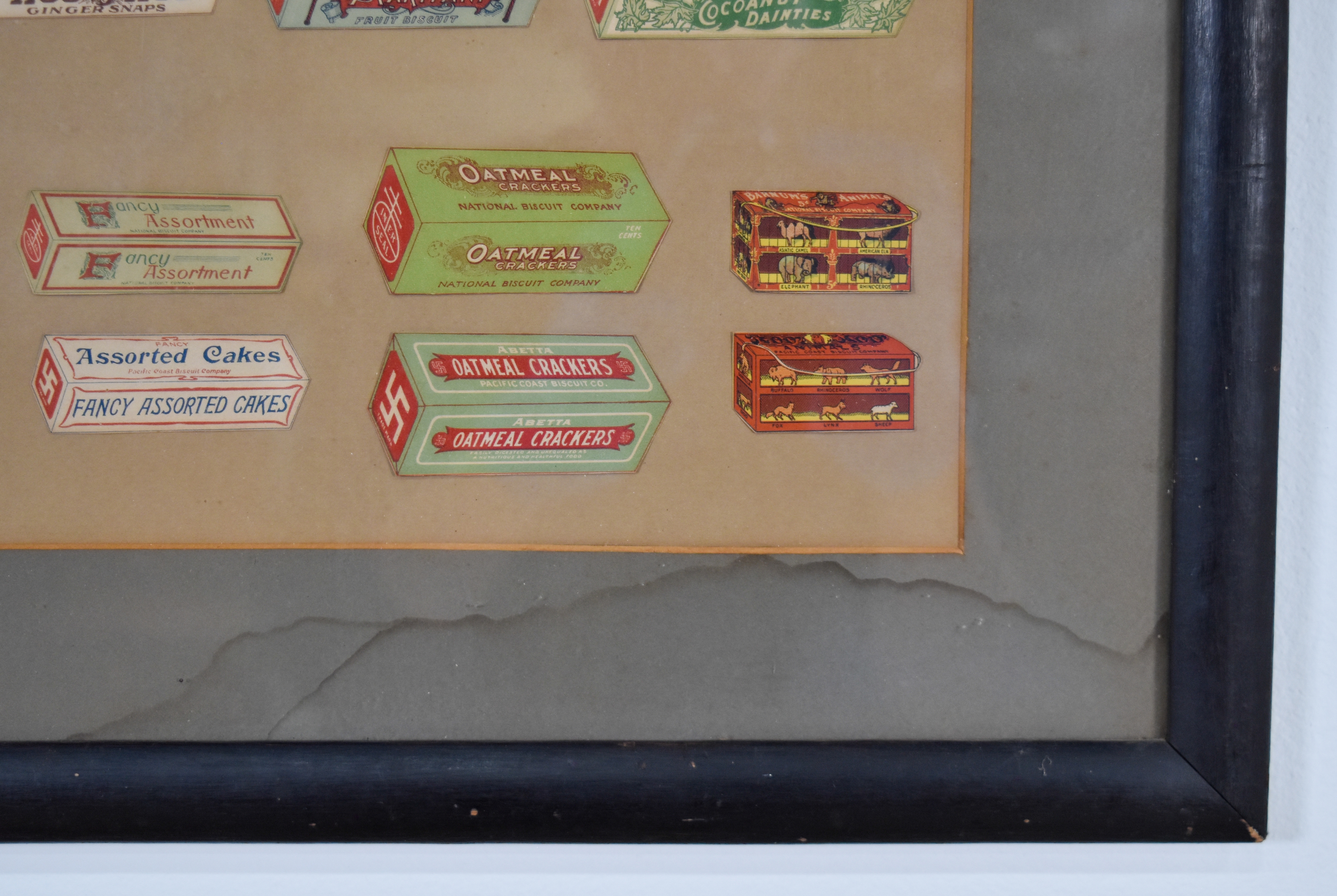 Early 20th Century American Chromolithograph Biscuit Label Assembly